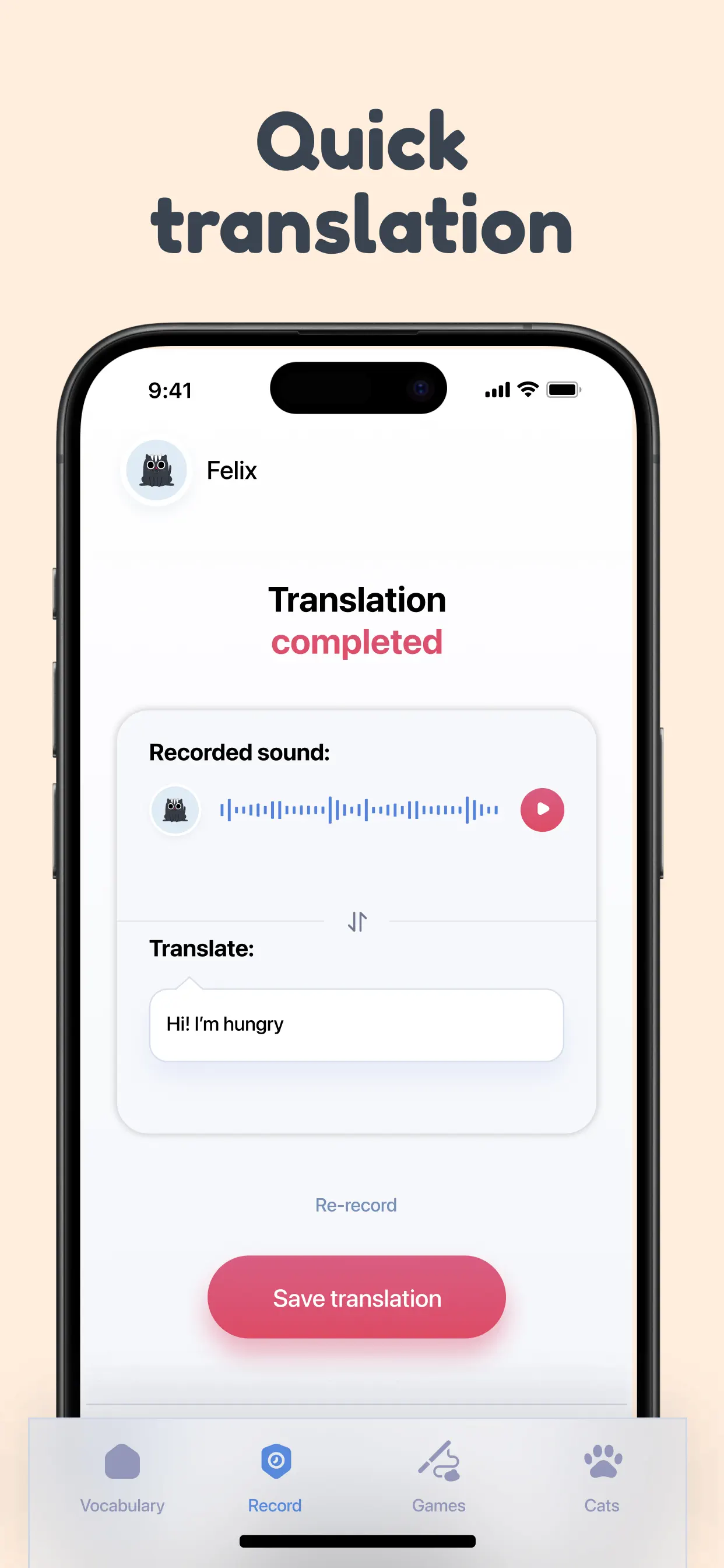 Cat Translator – Human to Pet App Store screenshot 4