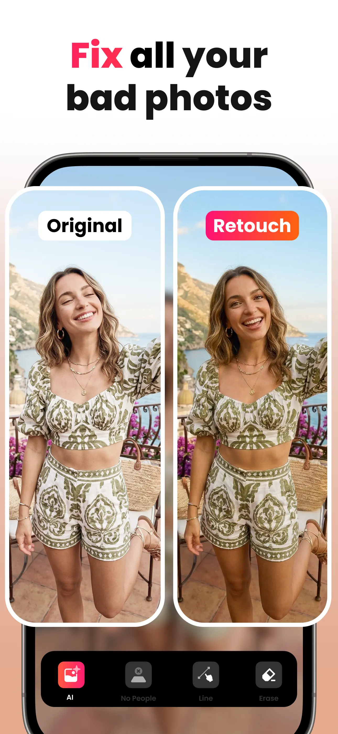 Retouch AI - Remove Objects App Store screenshot 3