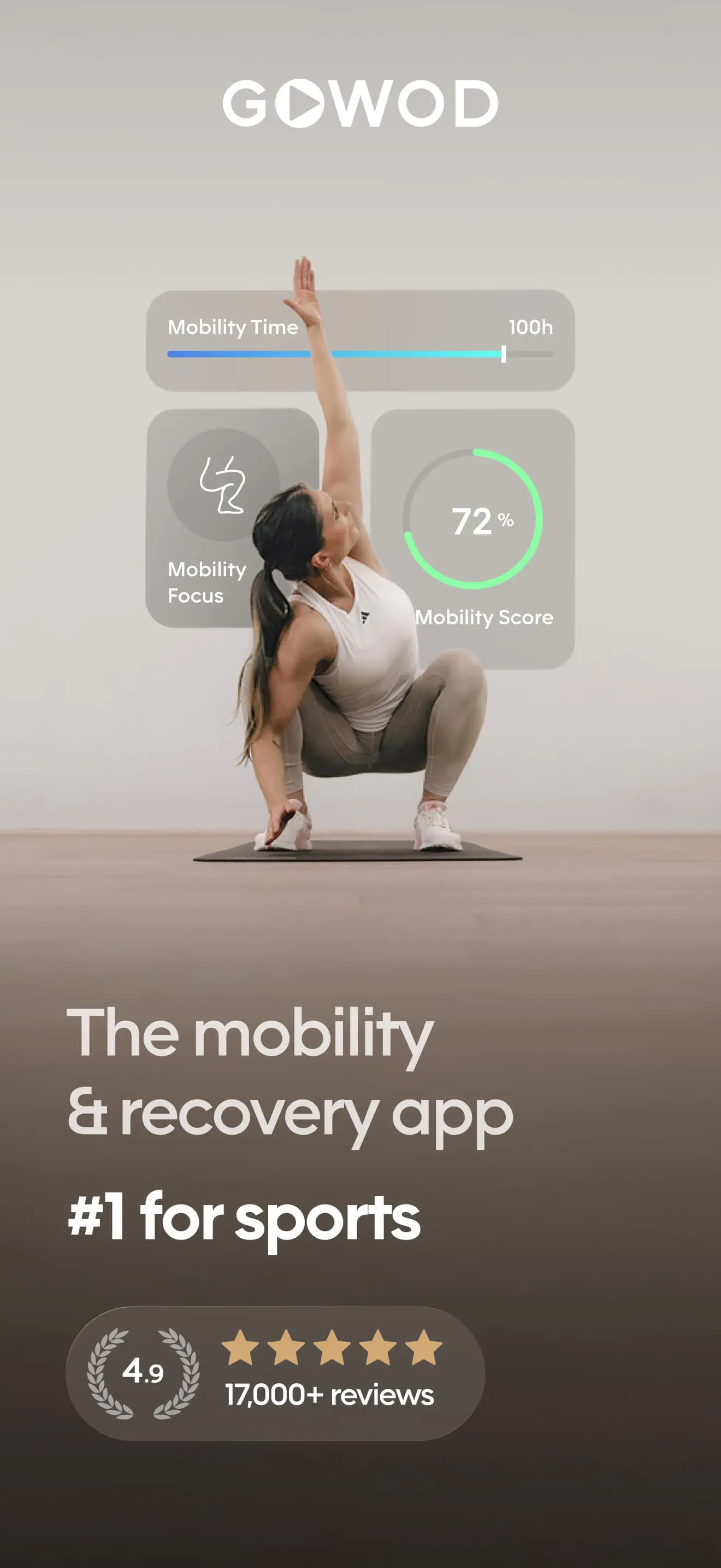 GOWOD – Mobility & Stretching App Store screenshot 1