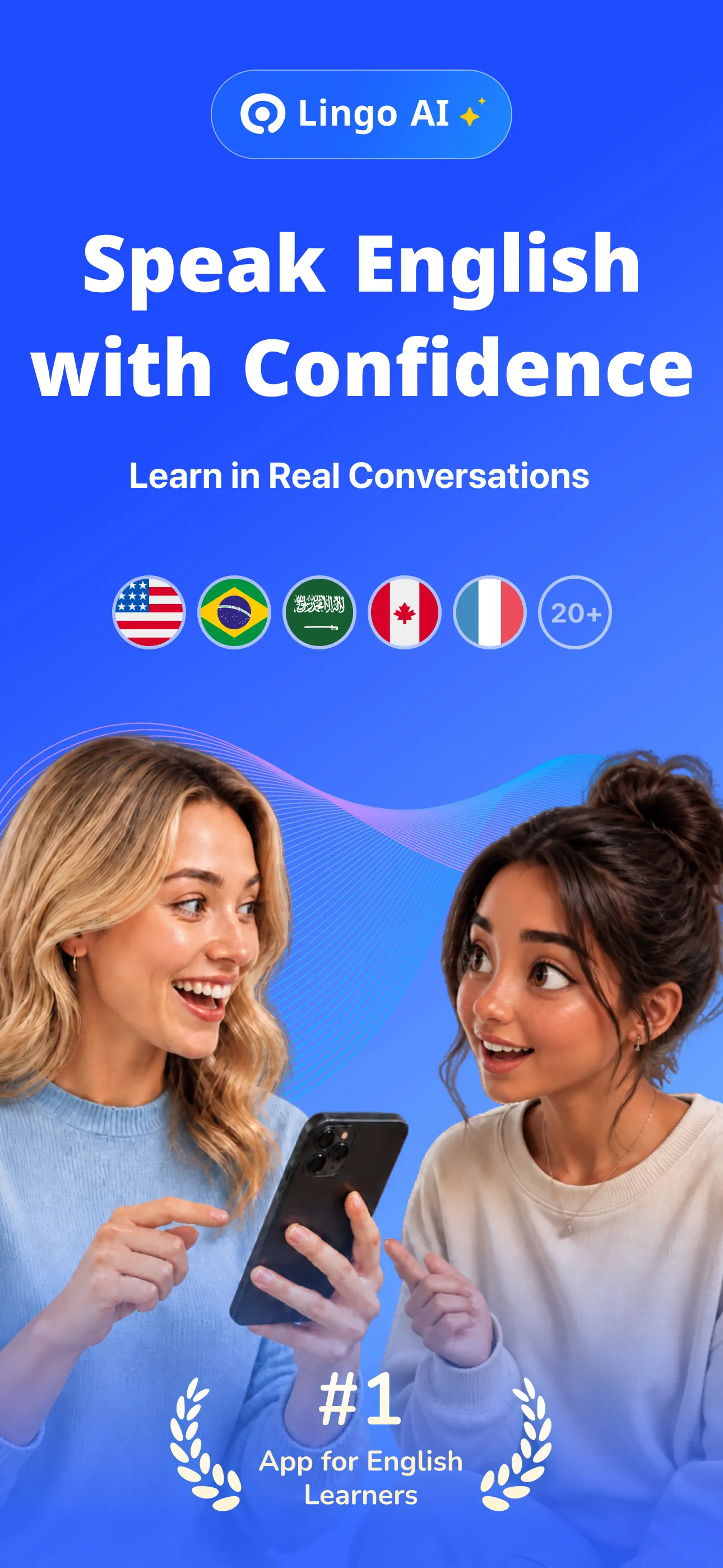Speak English: Lingo AI App Store screenshot 1