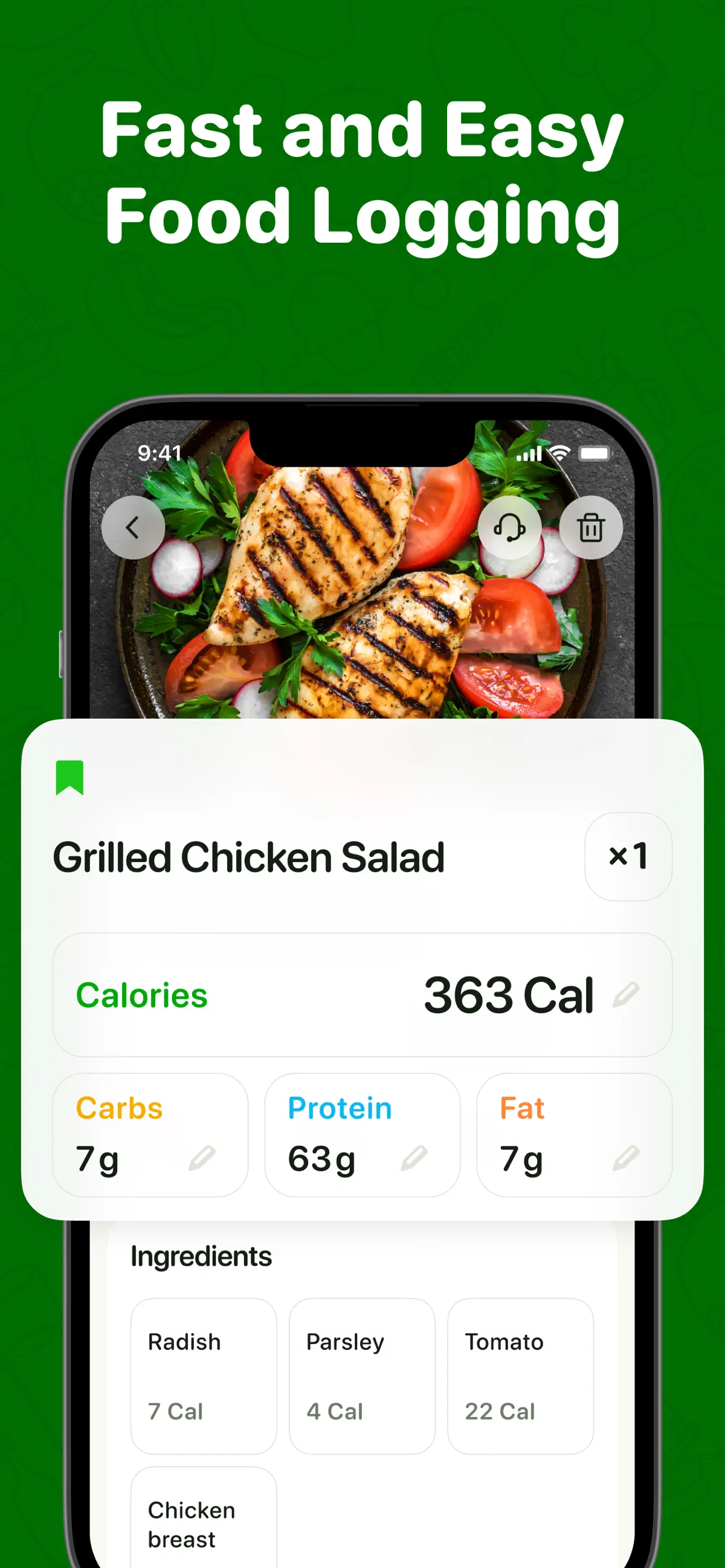 Calo: AI Food Calorie Counter App Store screenshot 3