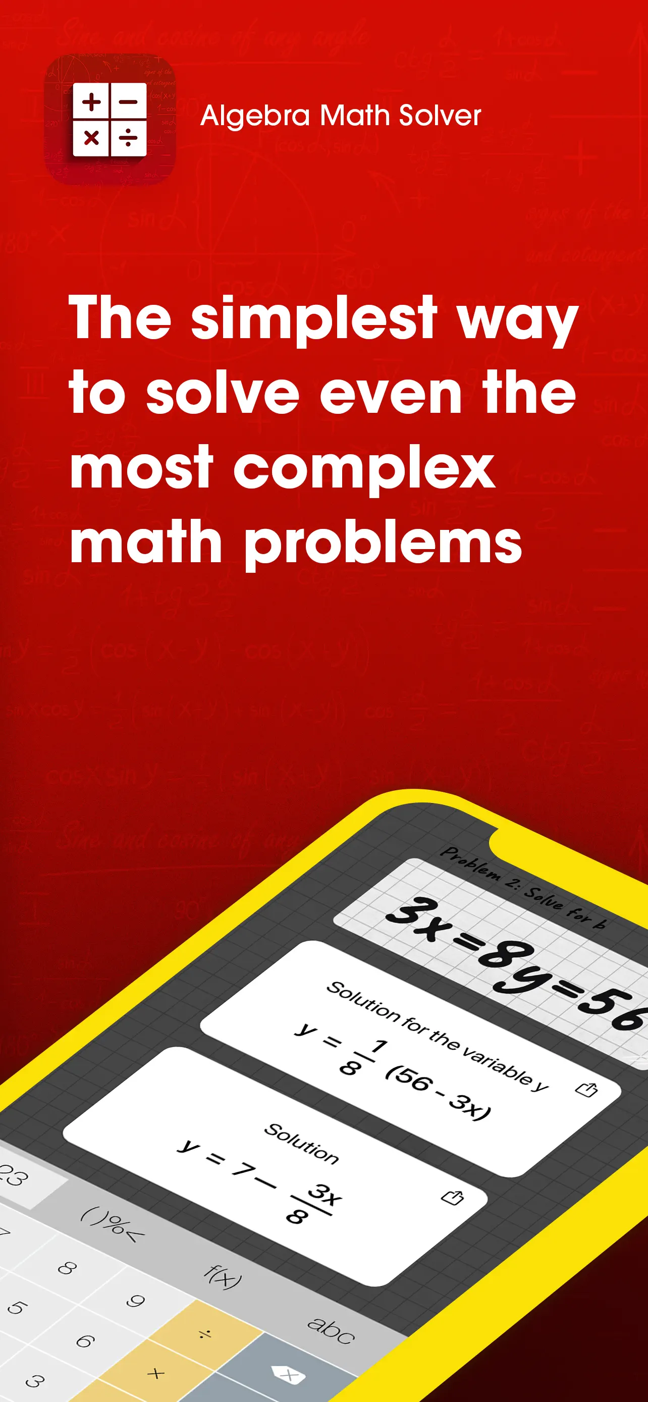 Algebra Math Solver App Store screenshot 4