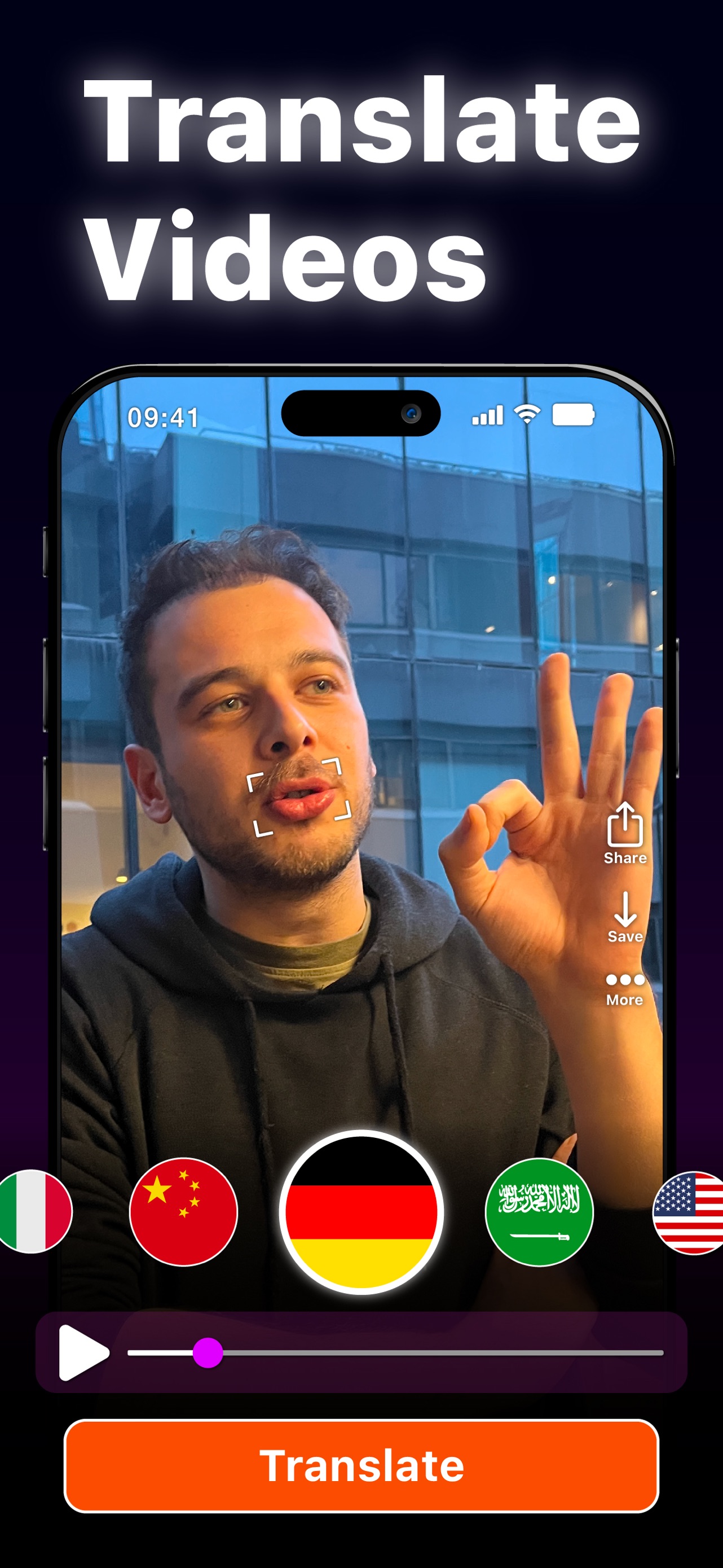 Voice Video Translator - AiDub App Store screenshot 3
