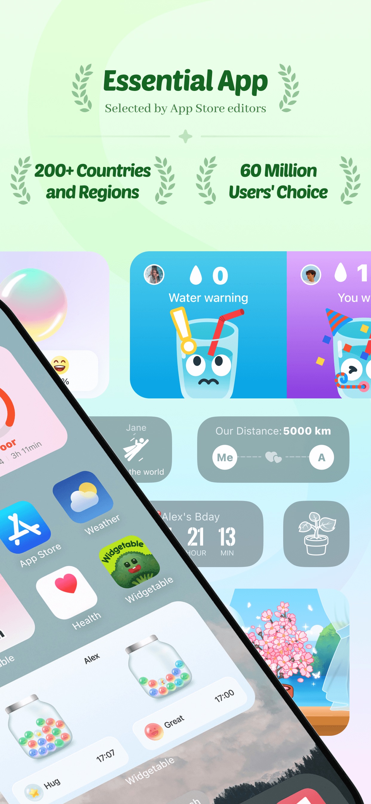 Widgetable: Besties & Couples App Store screenshot 1