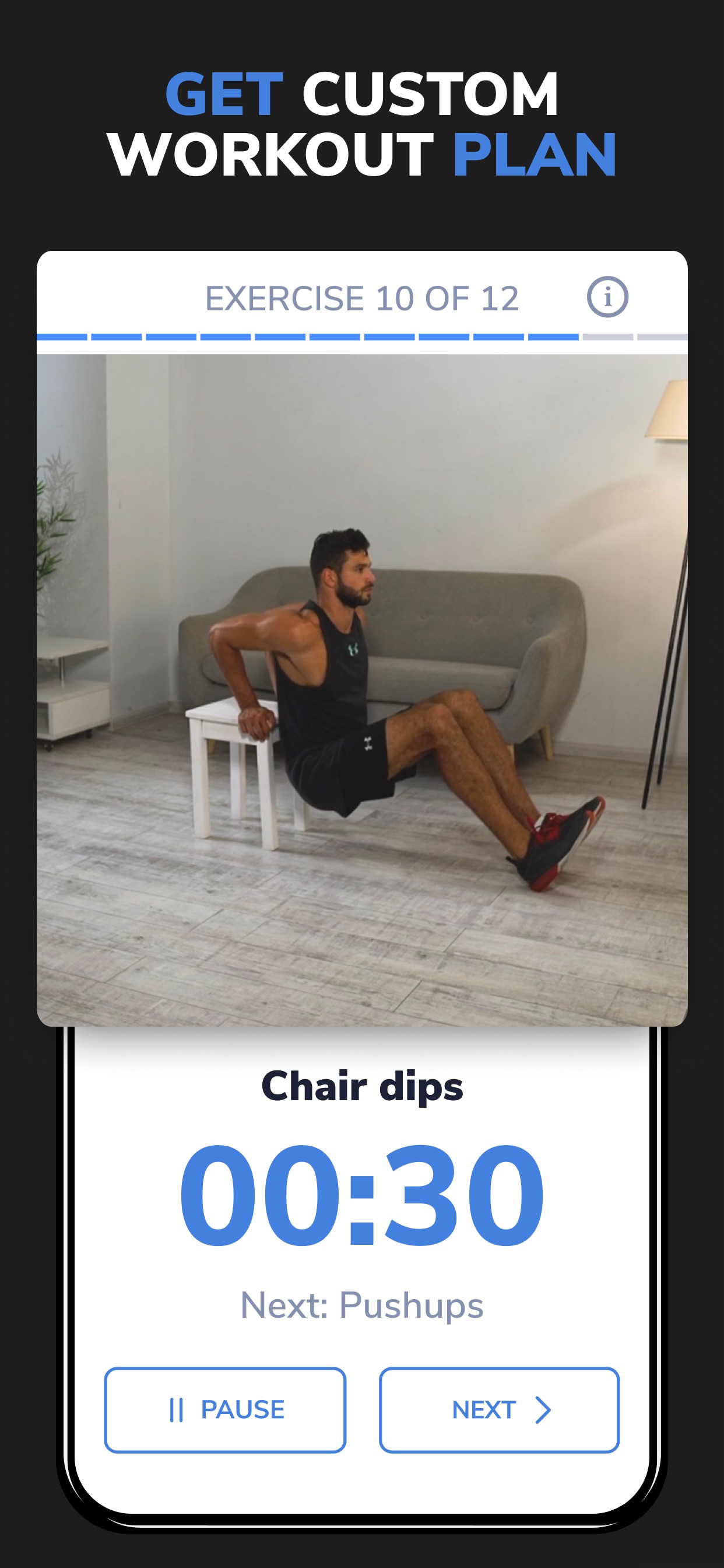Workouts For Men: Gym & Home App Store screenshot 4