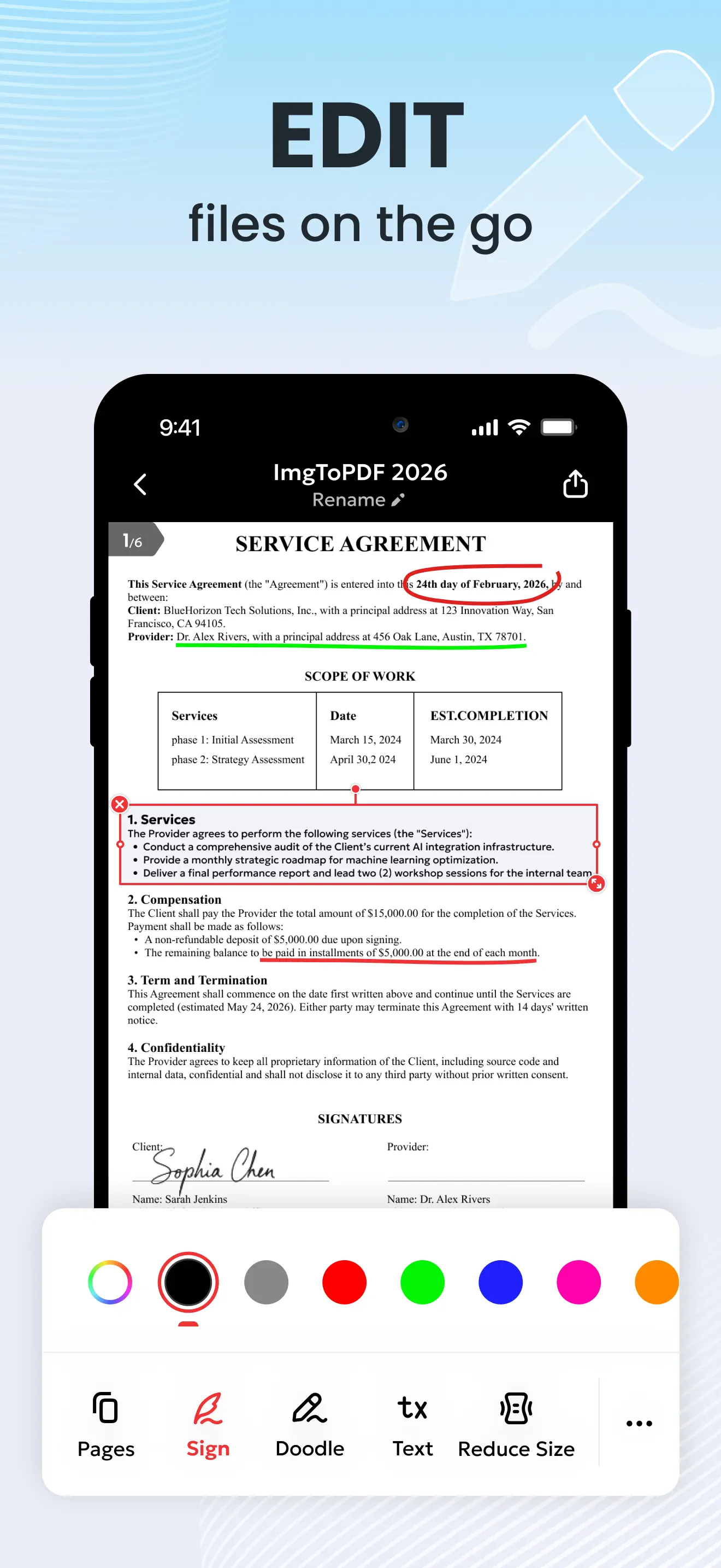 Image to PDF Converter · Edit App Store screenshot 4