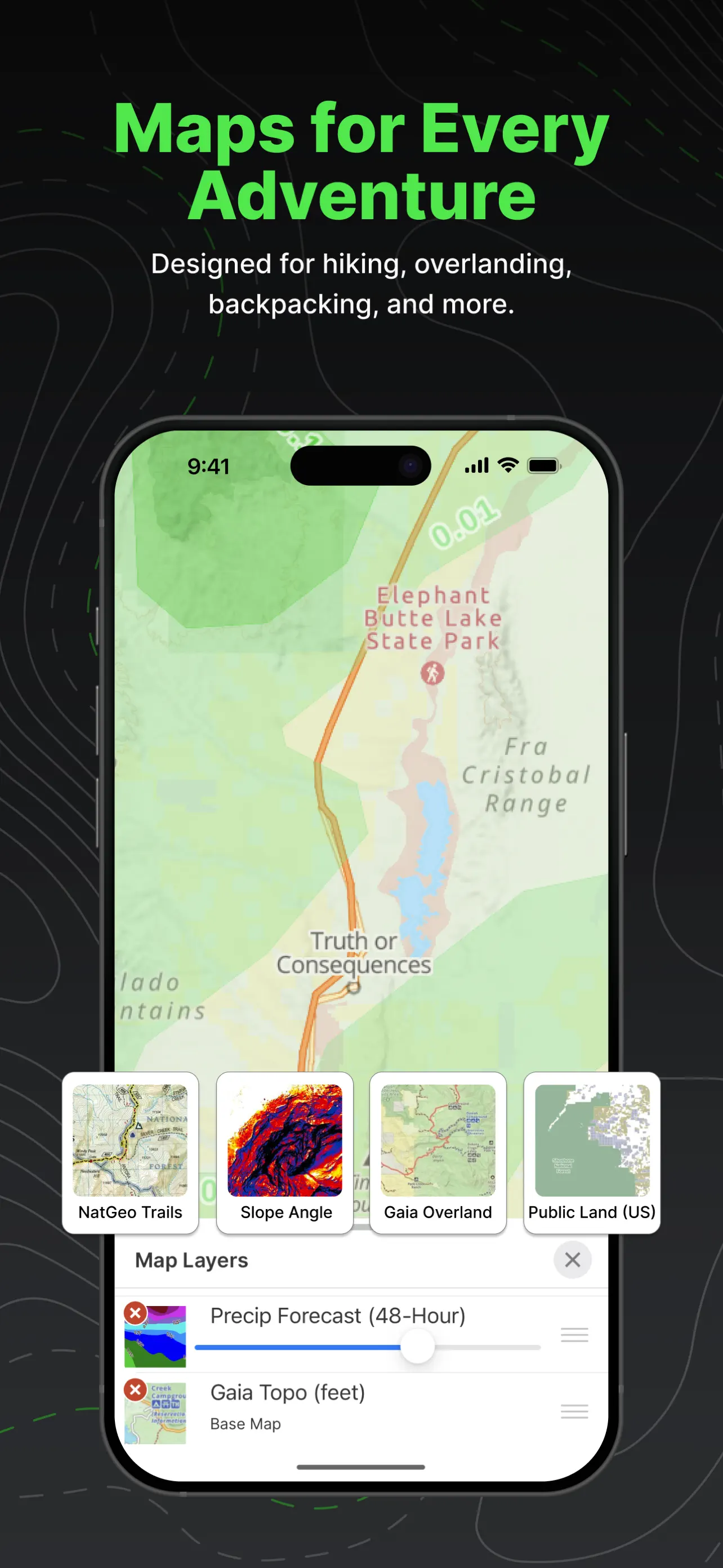 Gaia GPS: Mobile Trail Maps App Store screenshot 3