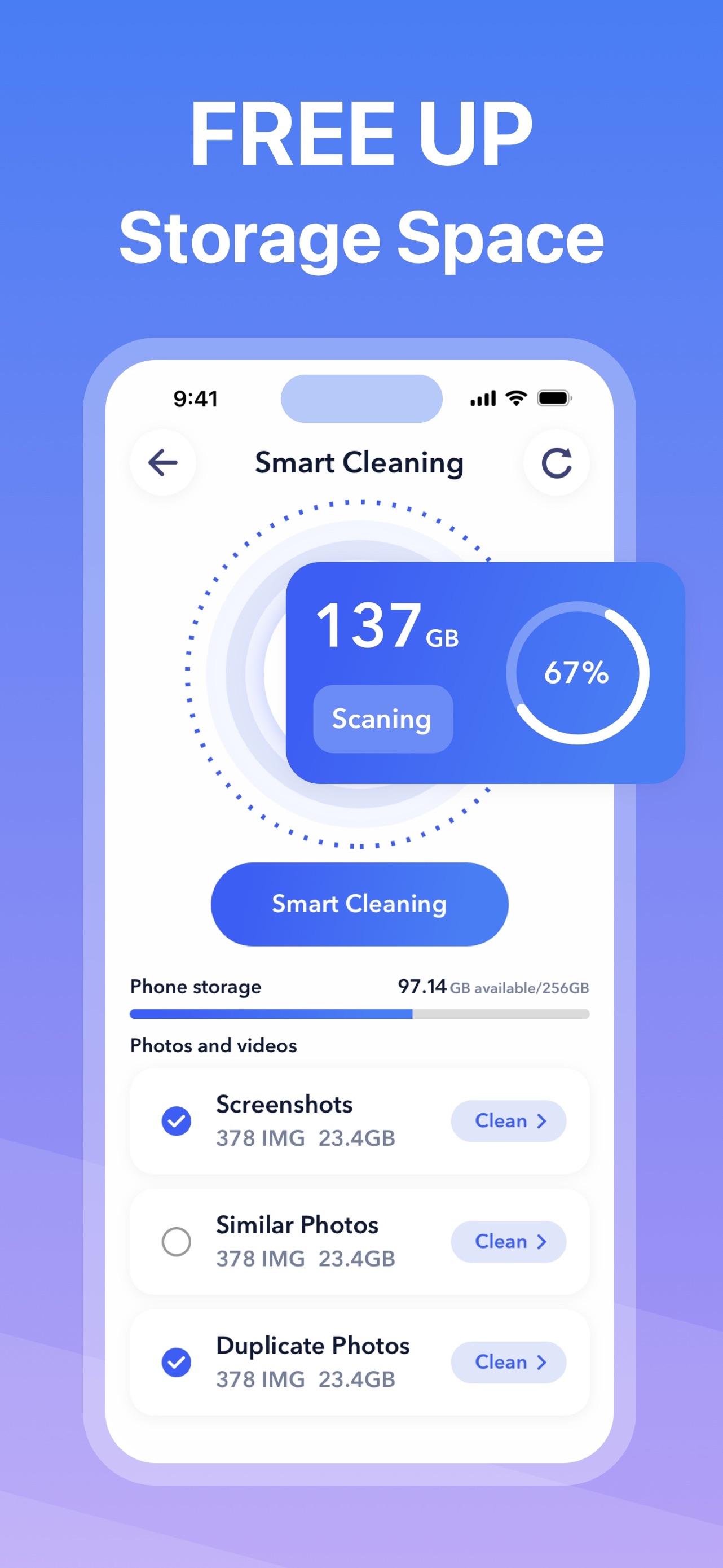 Cleaner Kit: Free up Storage App Store screenshot 3