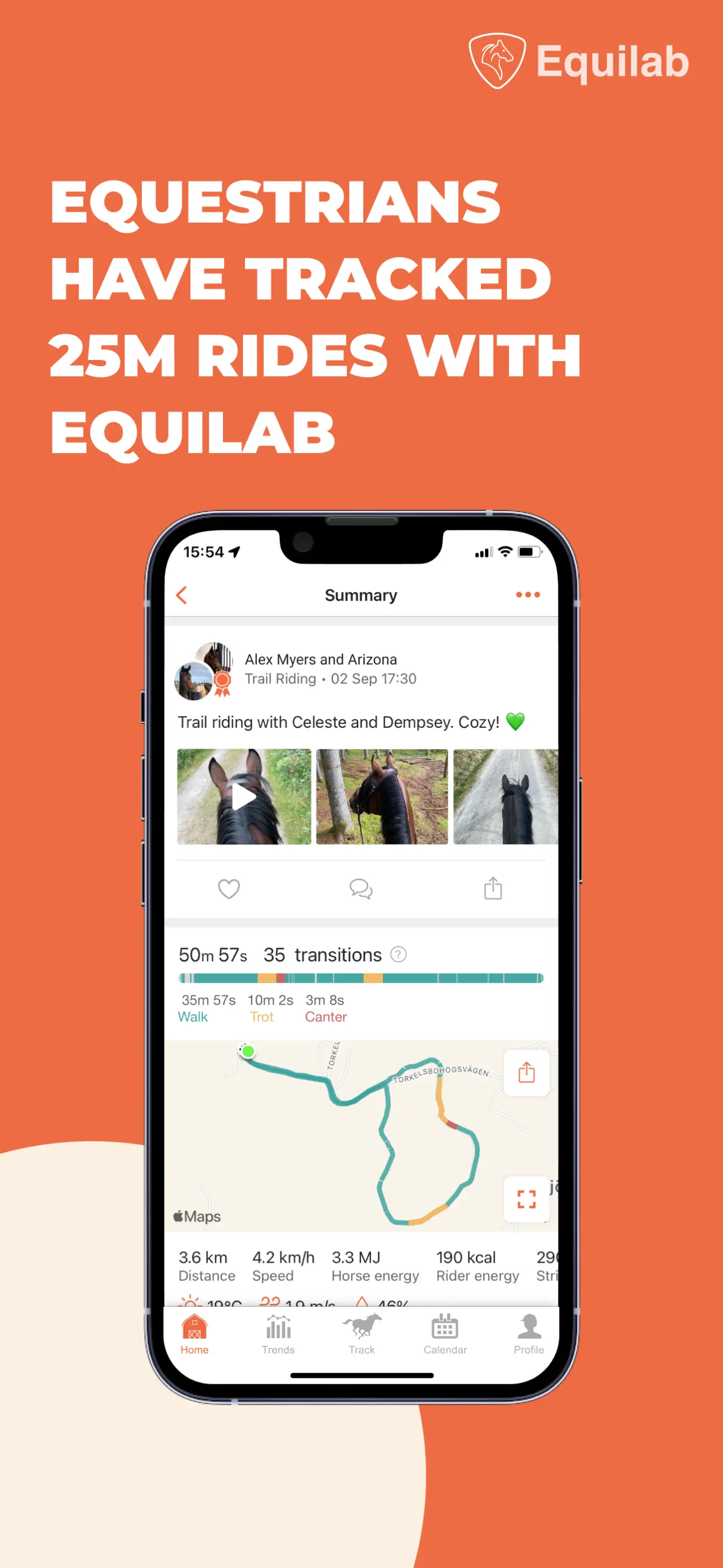 Equilab: Horse Riding Tracker App Store screenshot 1