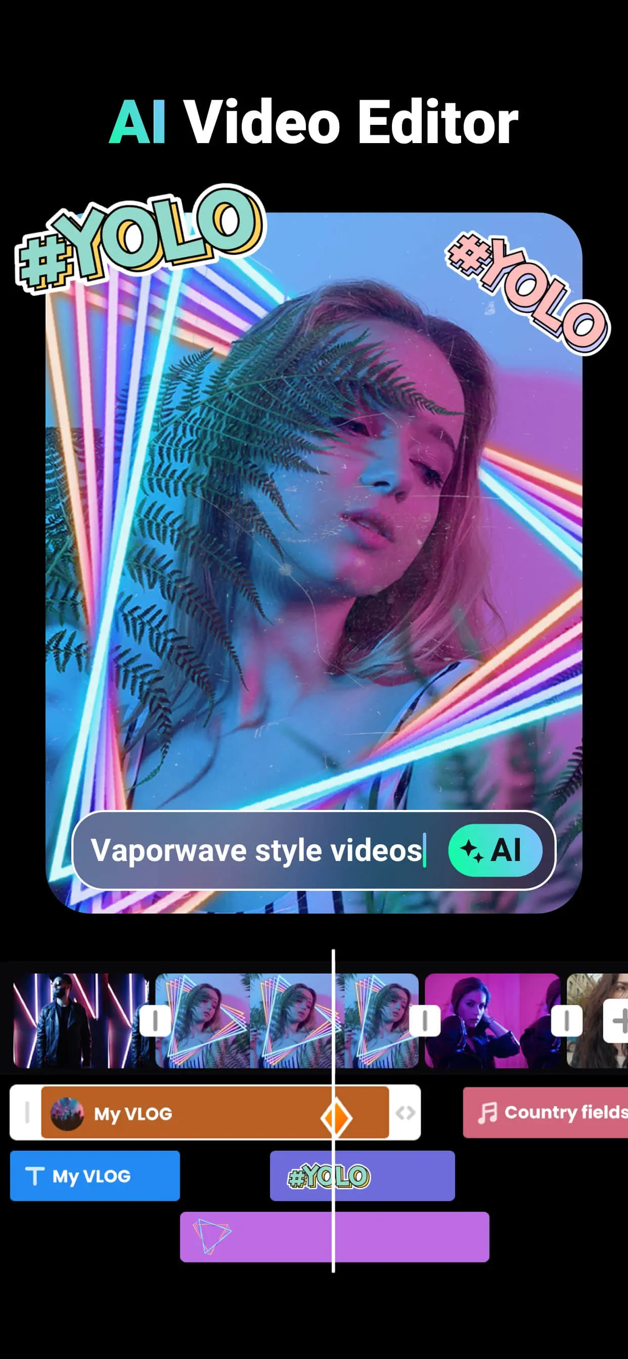 VideoShow AI Video Editor App Store screenshot 1