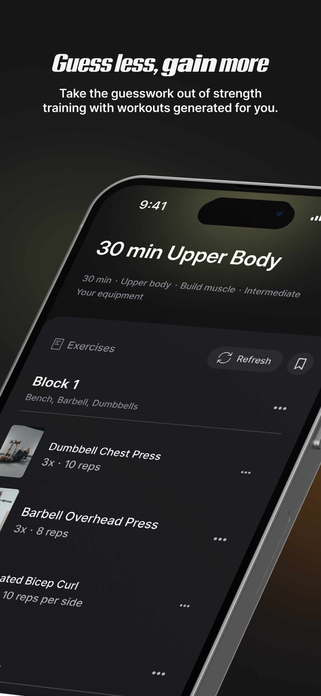 Peloton Strength+ App Store screenshot 2