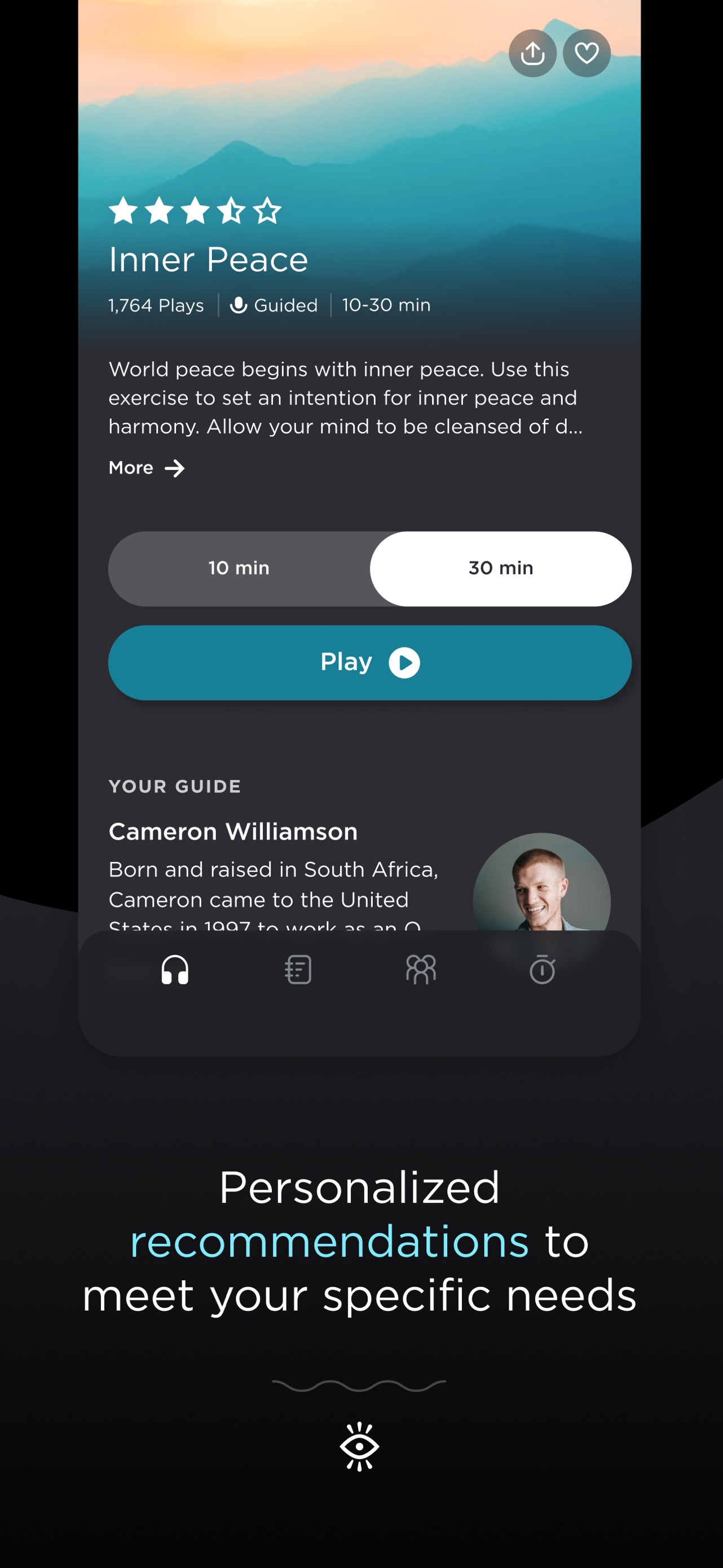 Expand: Beyond Meditation App Store screenshot 3