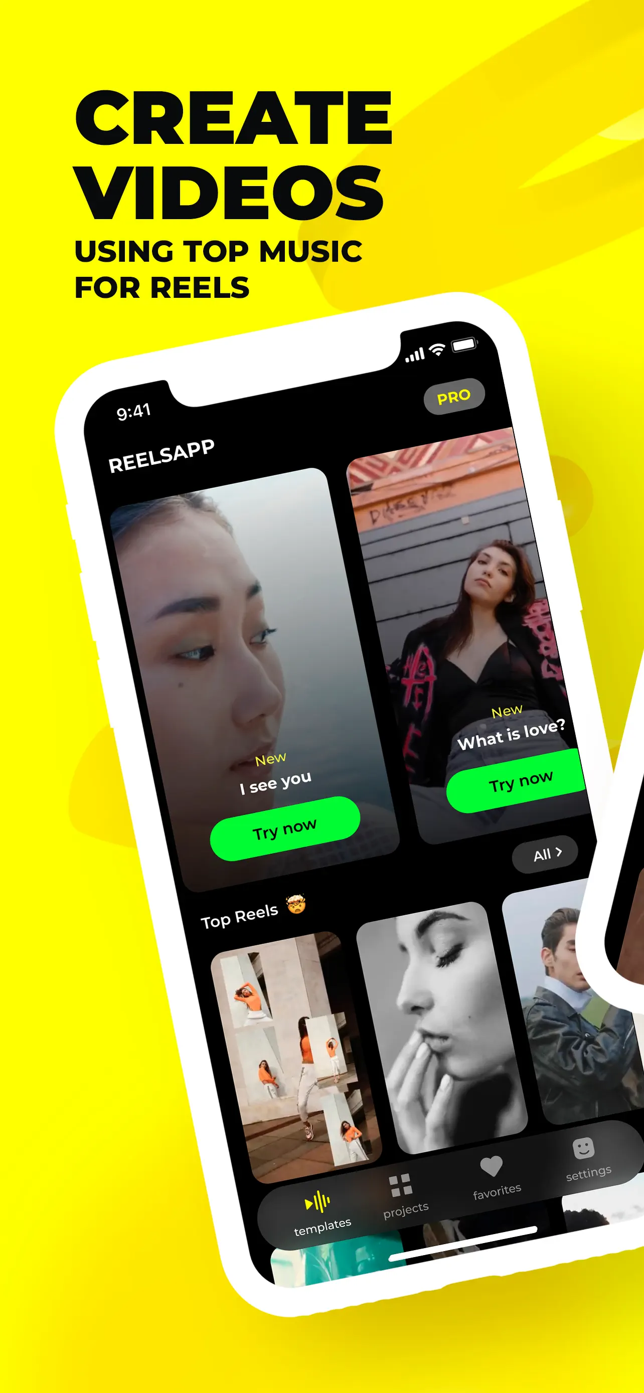 Reelsapp: reel & video editor App Store screenshot 1