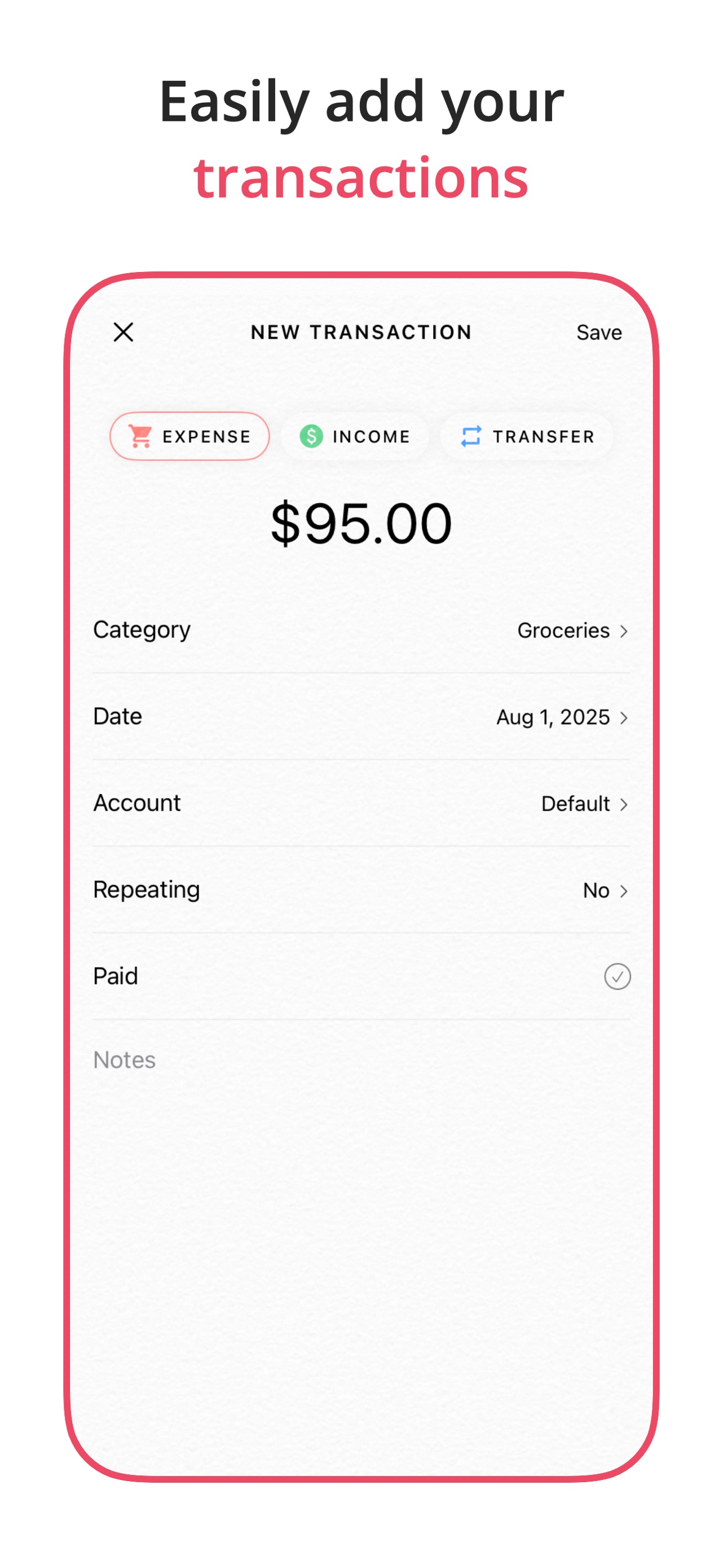 Budget Planner App - Fleur App Store screenshot 2