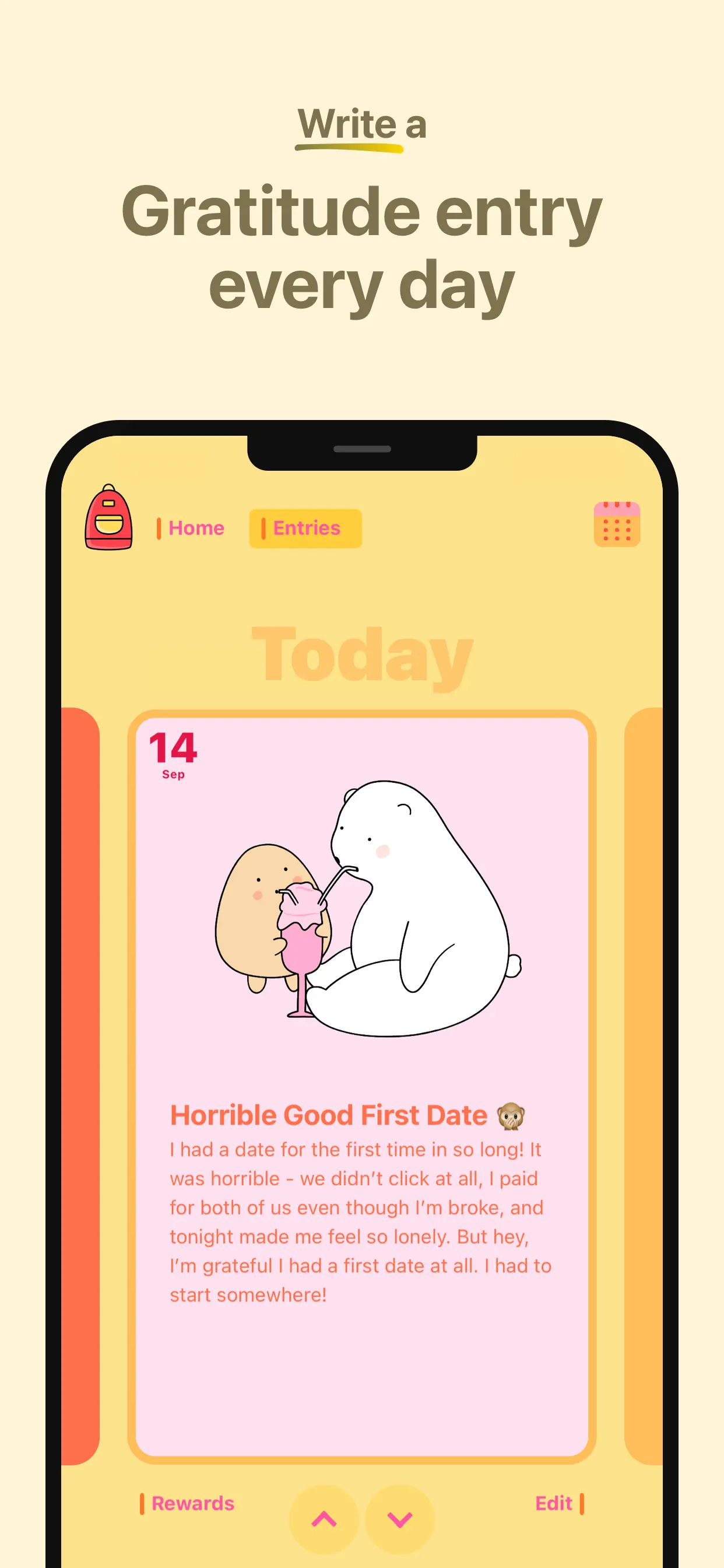 Bears Gratitude App Store screenshot 1