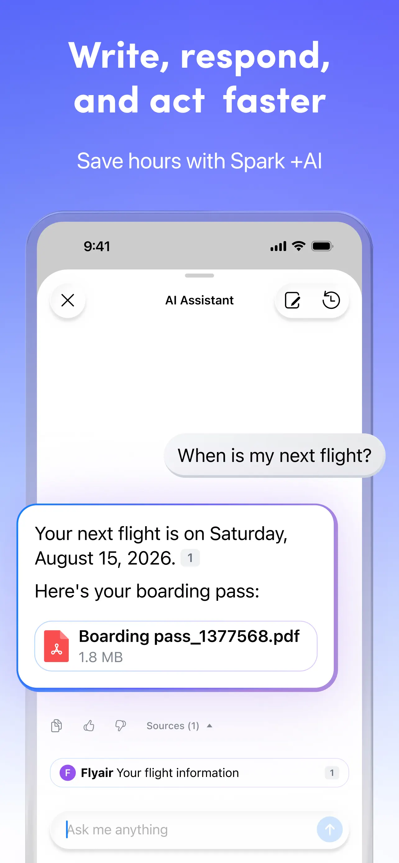 Spark Mail: AI Email Assistant App Store screenshot 3