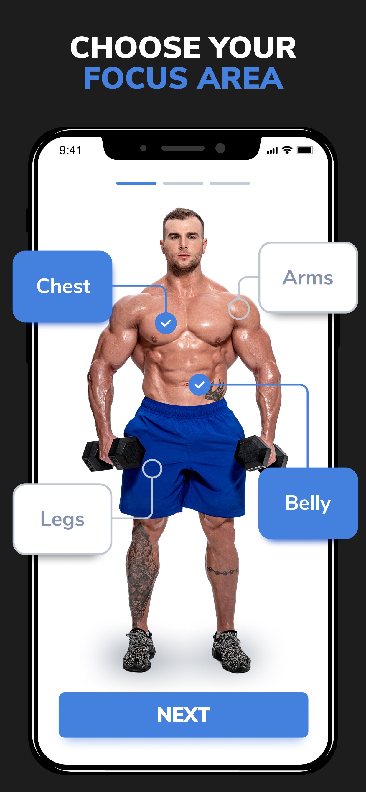Workouts For Men: Gym & Home App Store screenshot 3