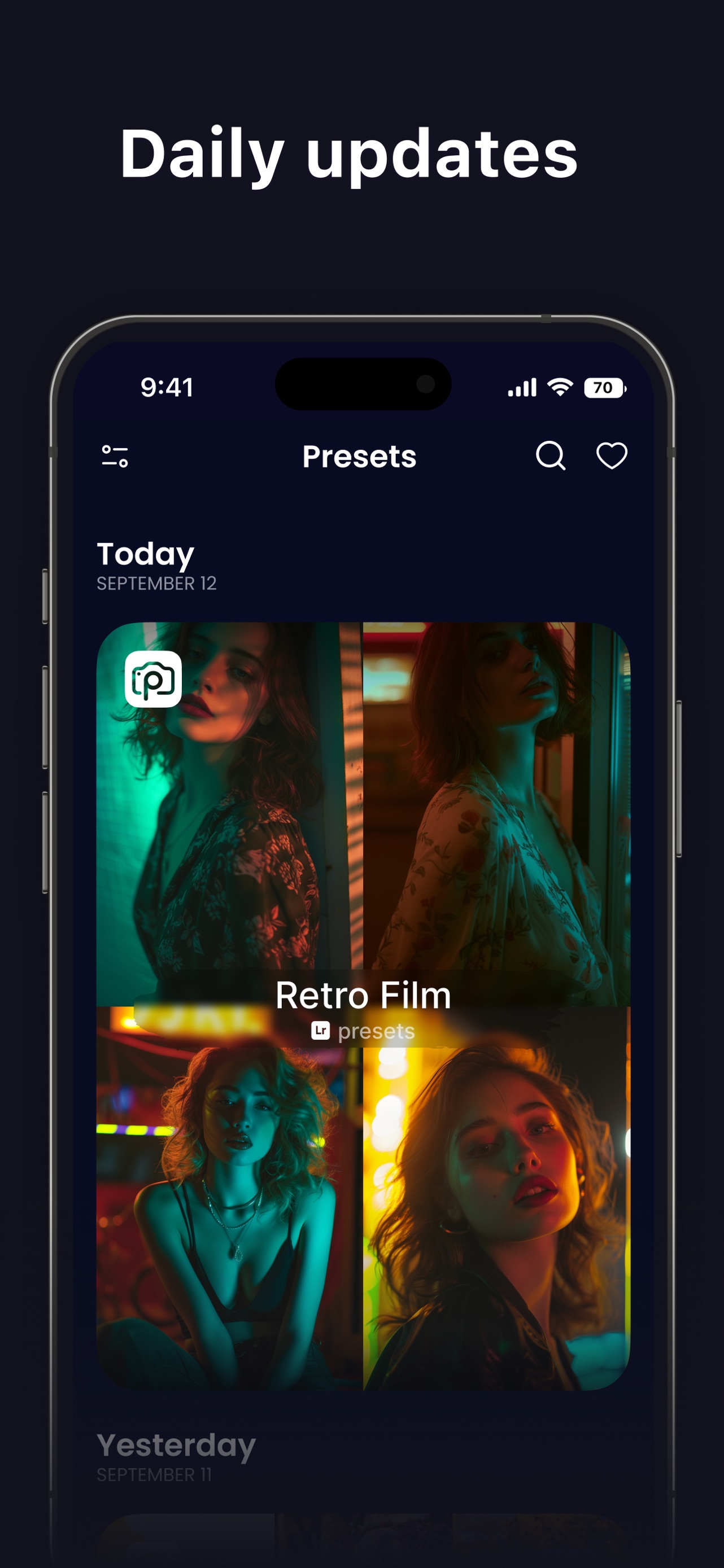 Presets for Lightroom: Filters App Store screenshot 3