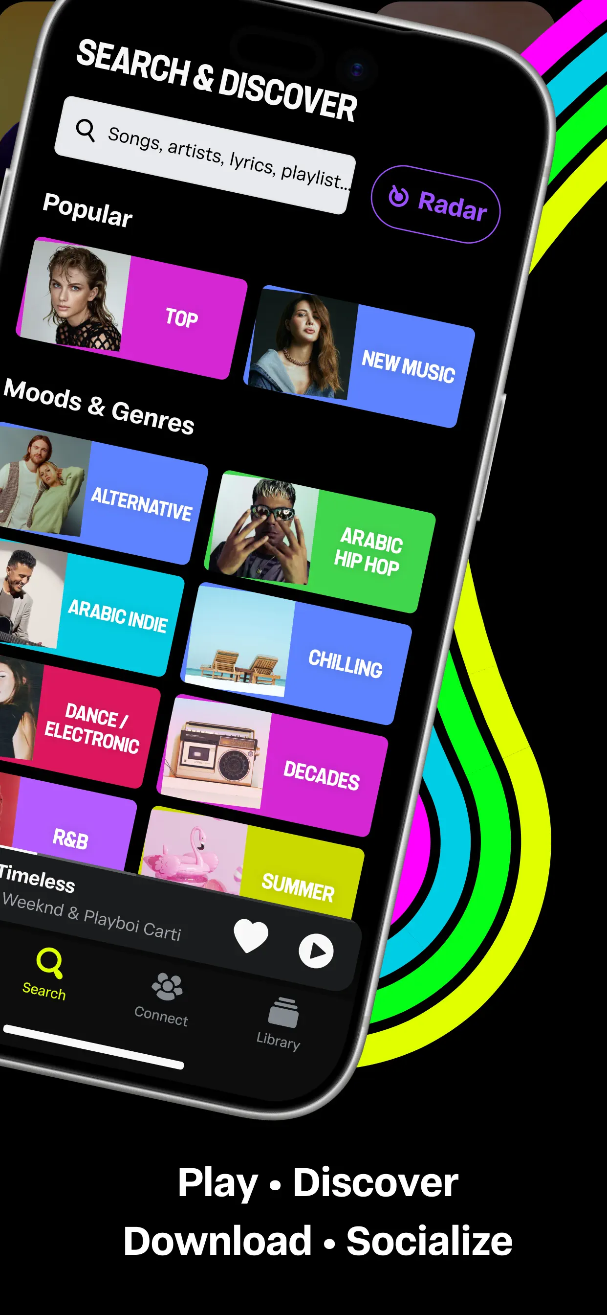 Anghami: Play Music & Podcasts App Store screenshot 3