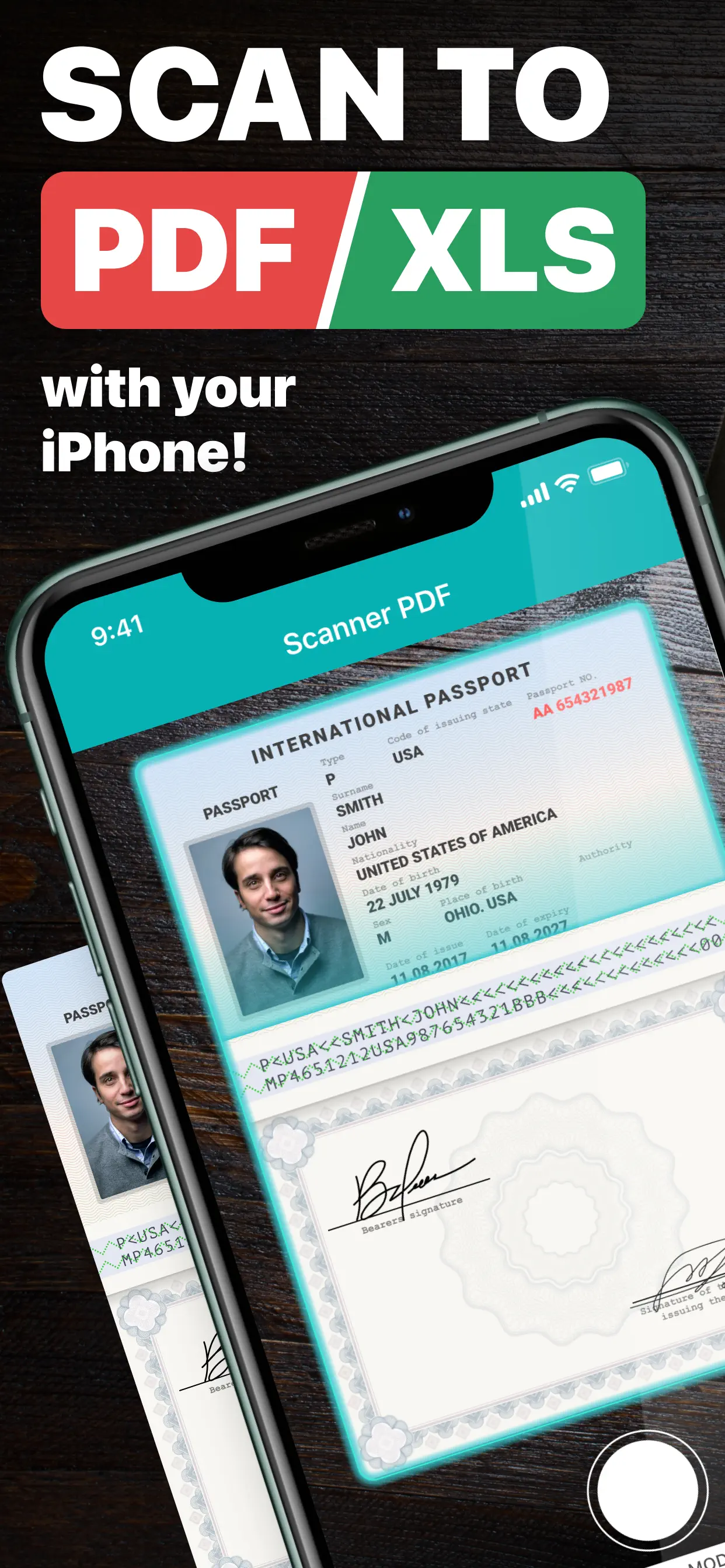 Scanner PDF – scan document App Store screenshot 1