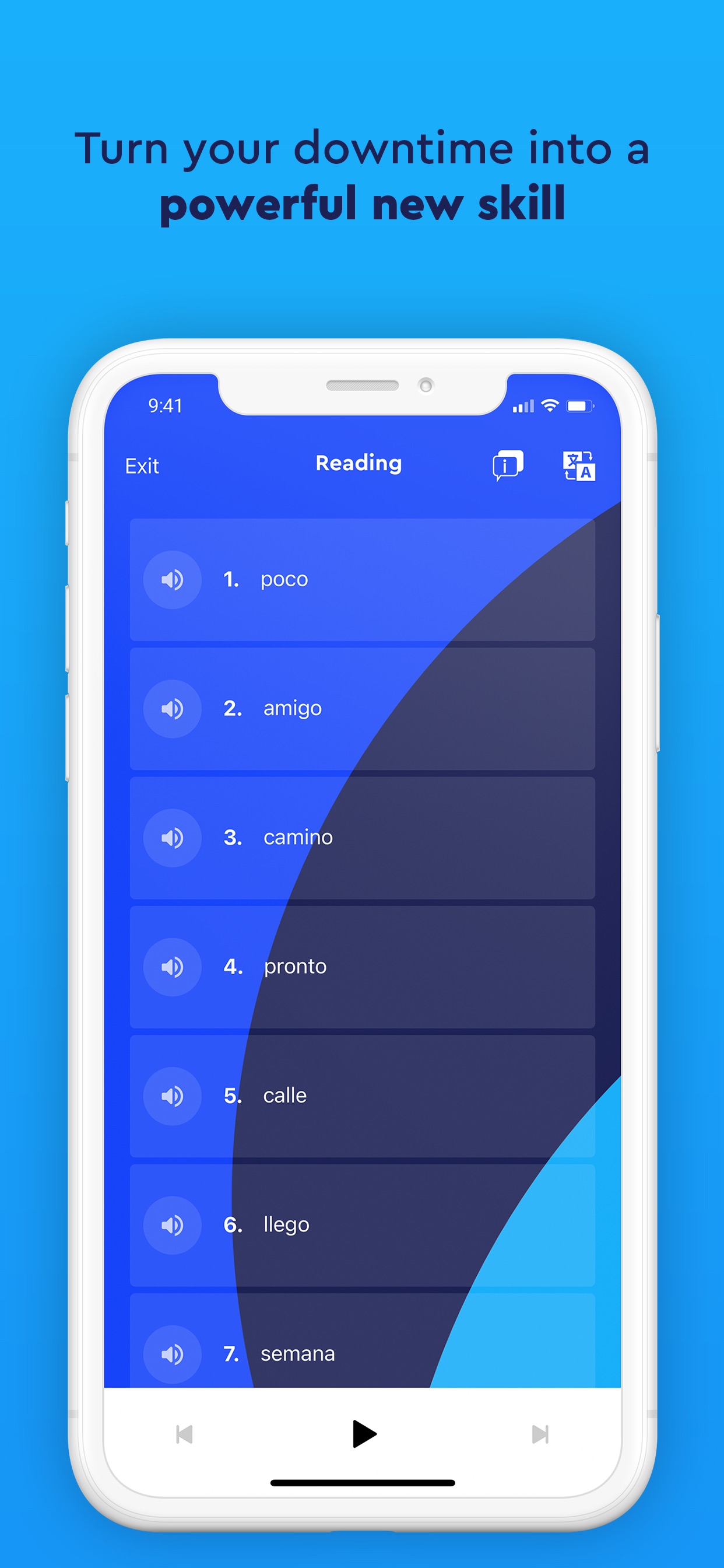 Pimsleur | Language Learning App Store screenshot 1