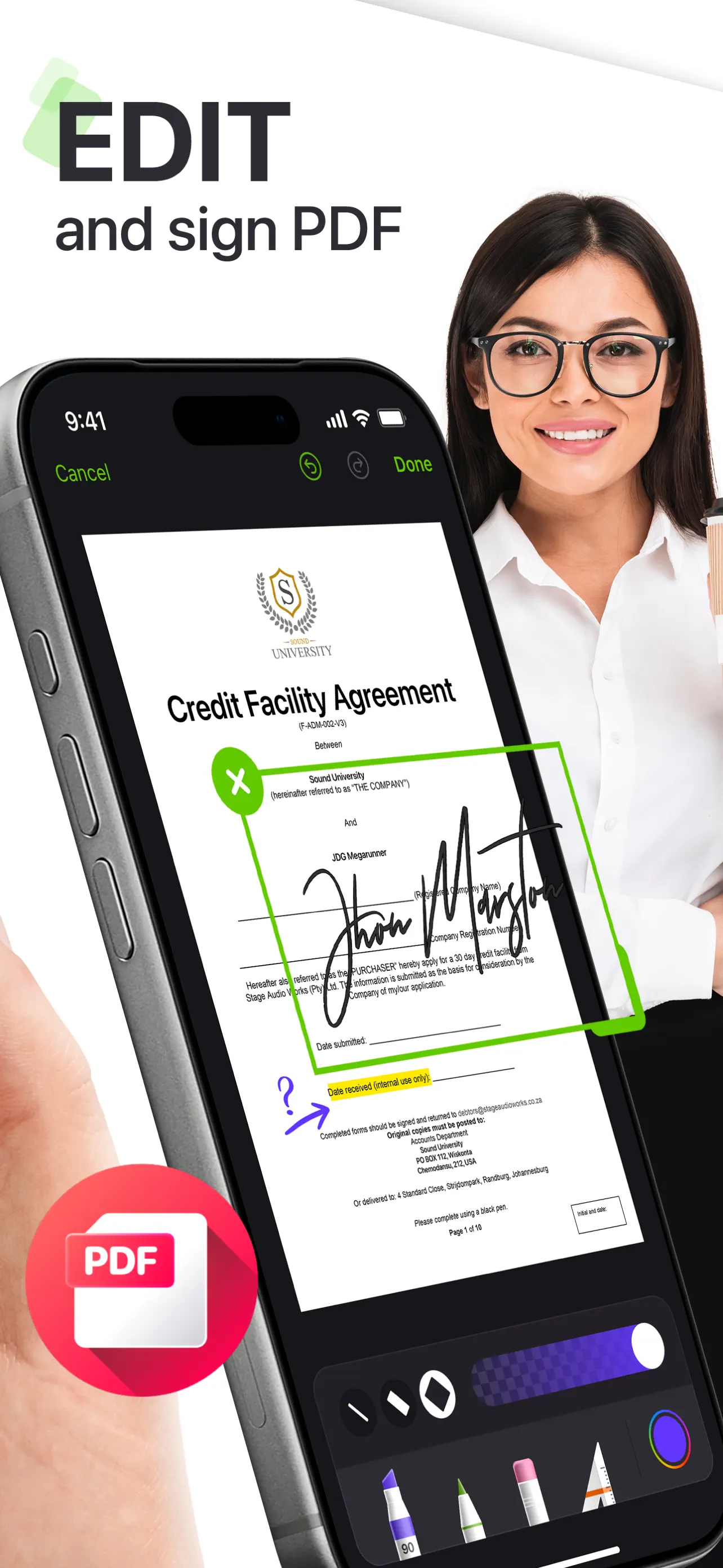 My Scanner: Scan to PDF & Edit App Store screenshot 2