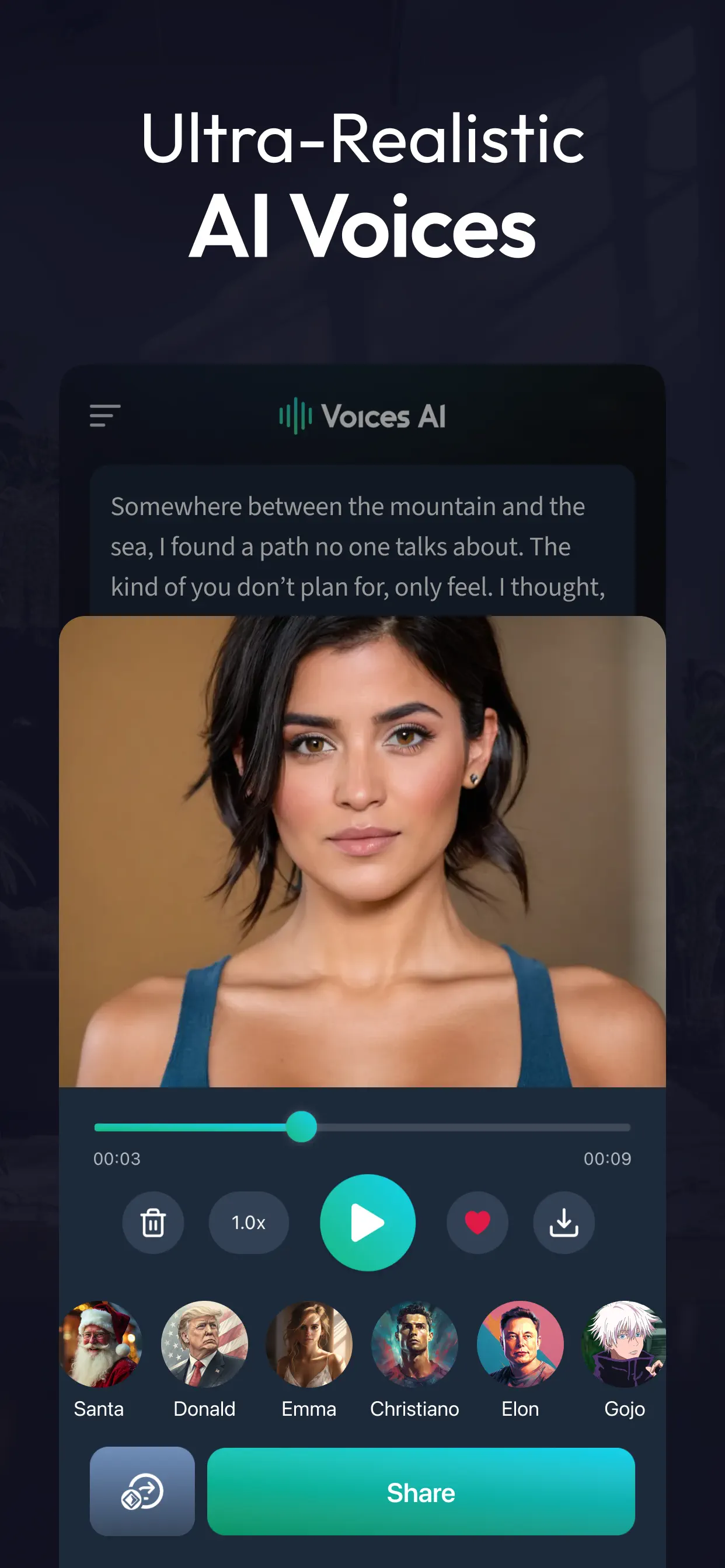 Voices AI: Change Your Voice App Store screenshot 4