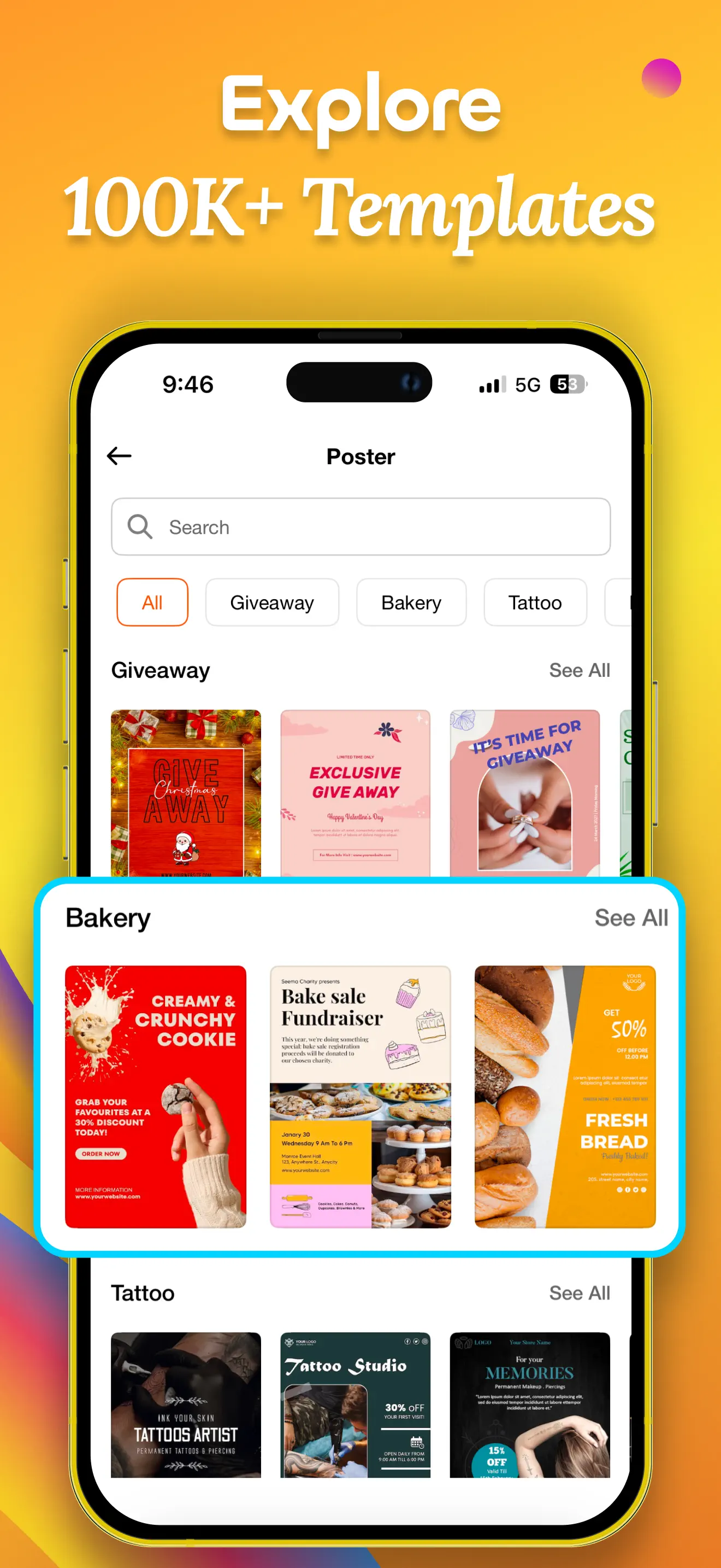 Poster Maker - Crea App Store screenshot 3