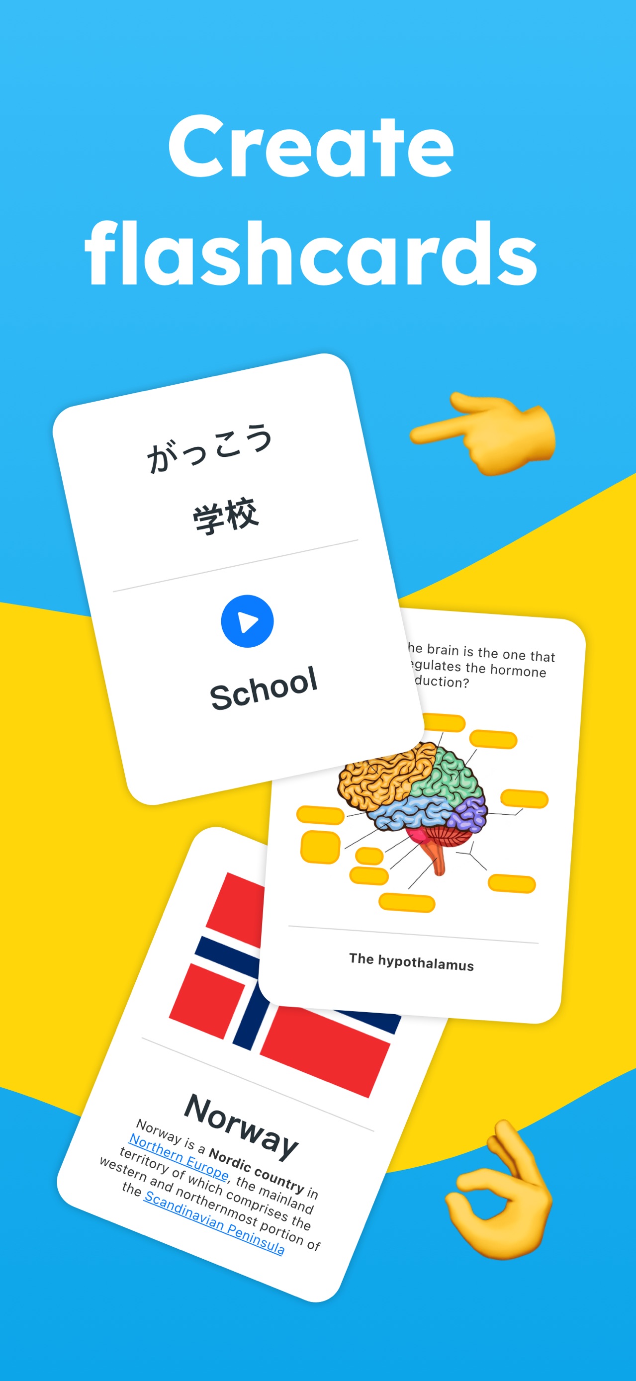 Mopiq: AI Flashcards Learning App Store screenshot 1