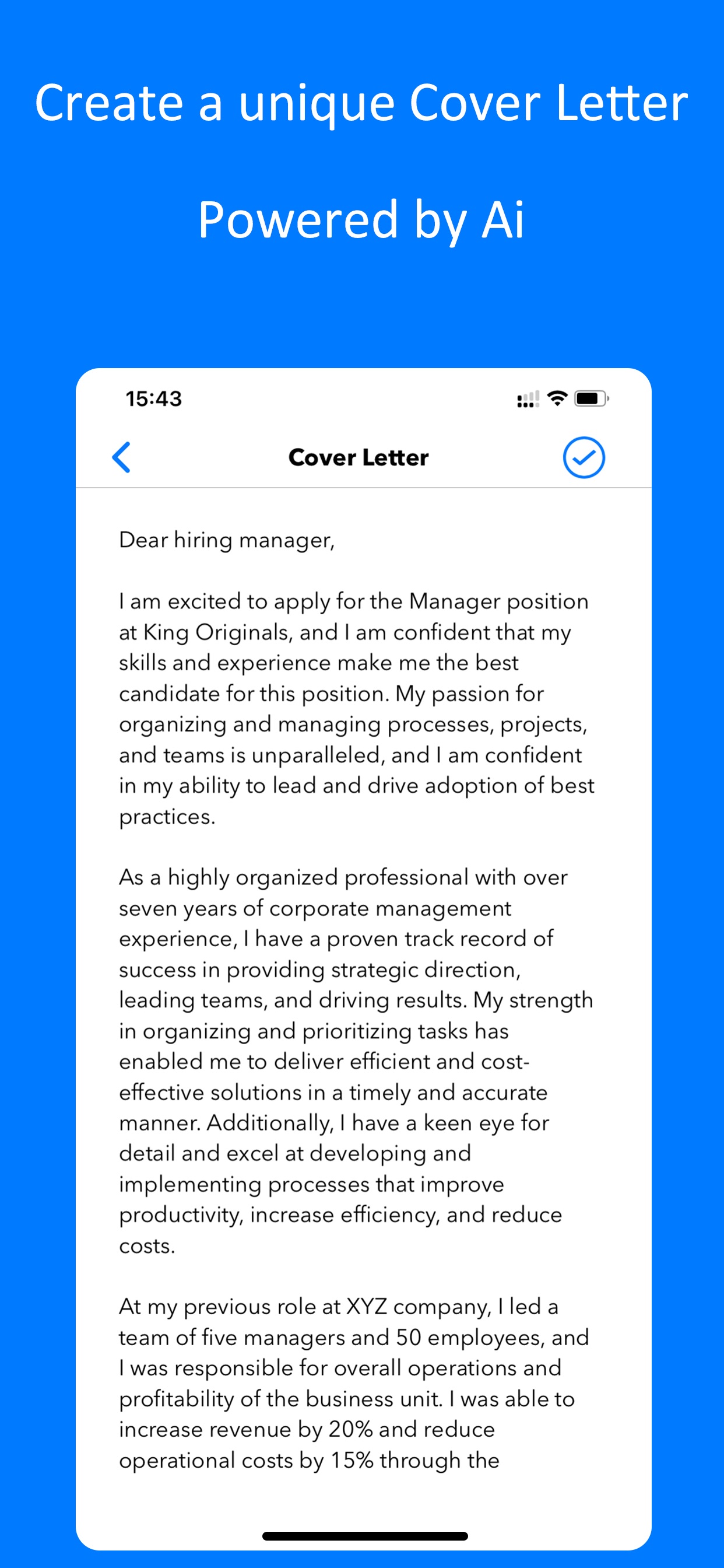 Resume Builder⁺ App Store screenshot 1