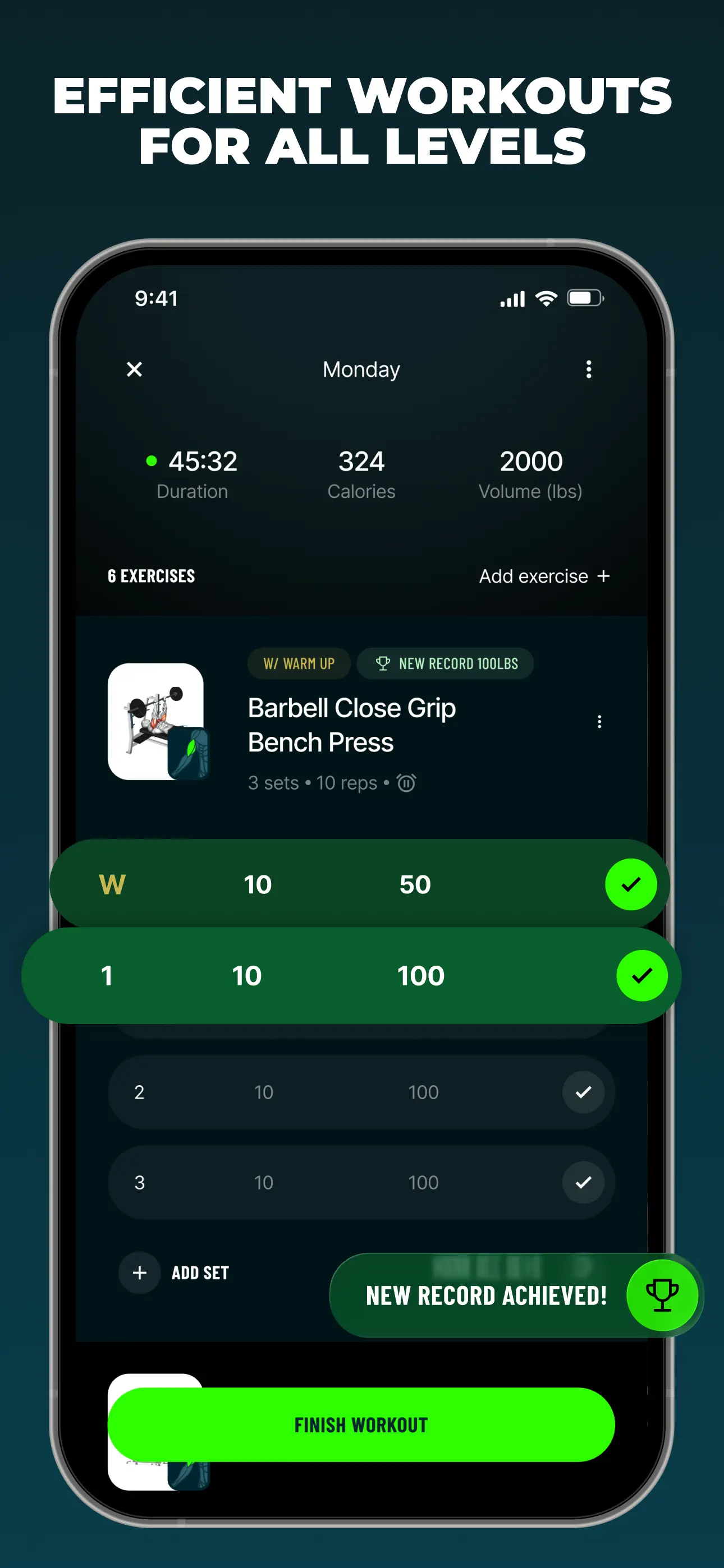 Befit: Gym & Home Workout Plan App Store screenshot 3