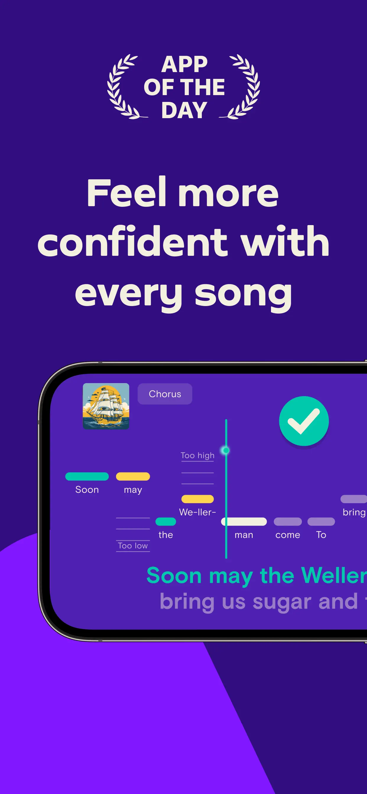 Simply Sing: My Singing App App Store screenshot 2