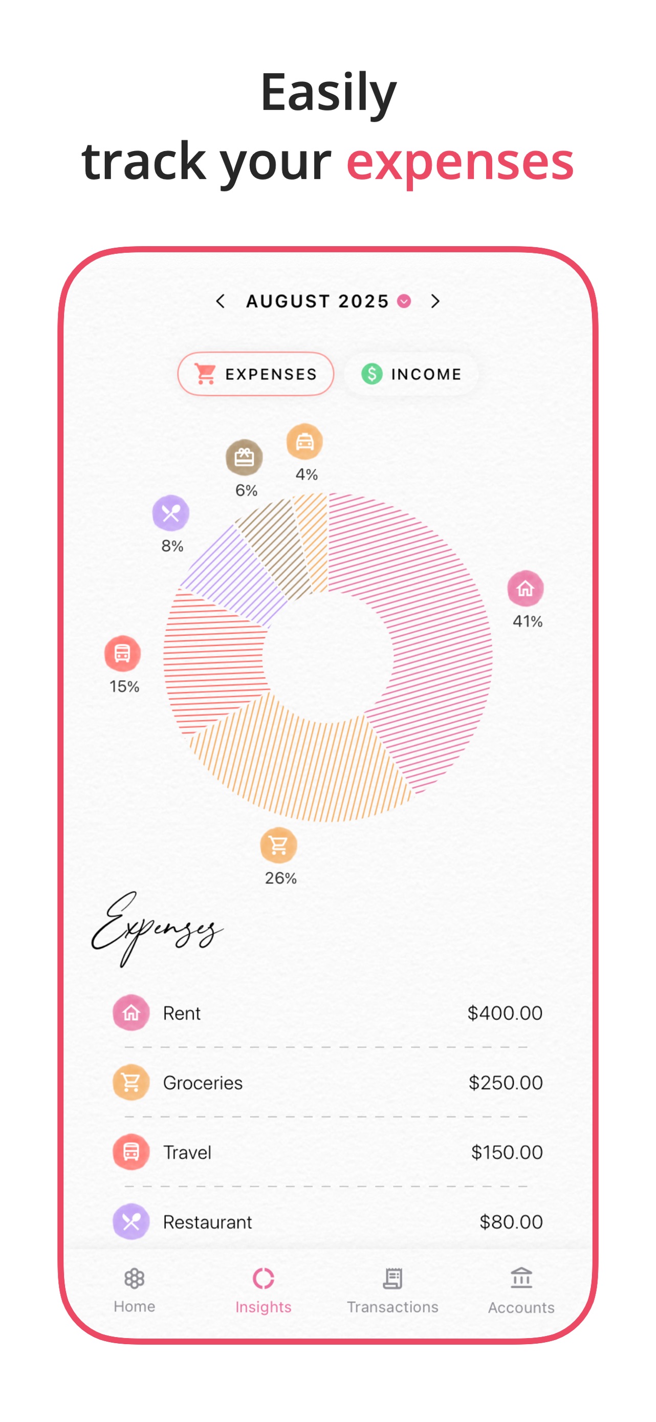 Budget Planner App - Fleur App Store screenshot 1