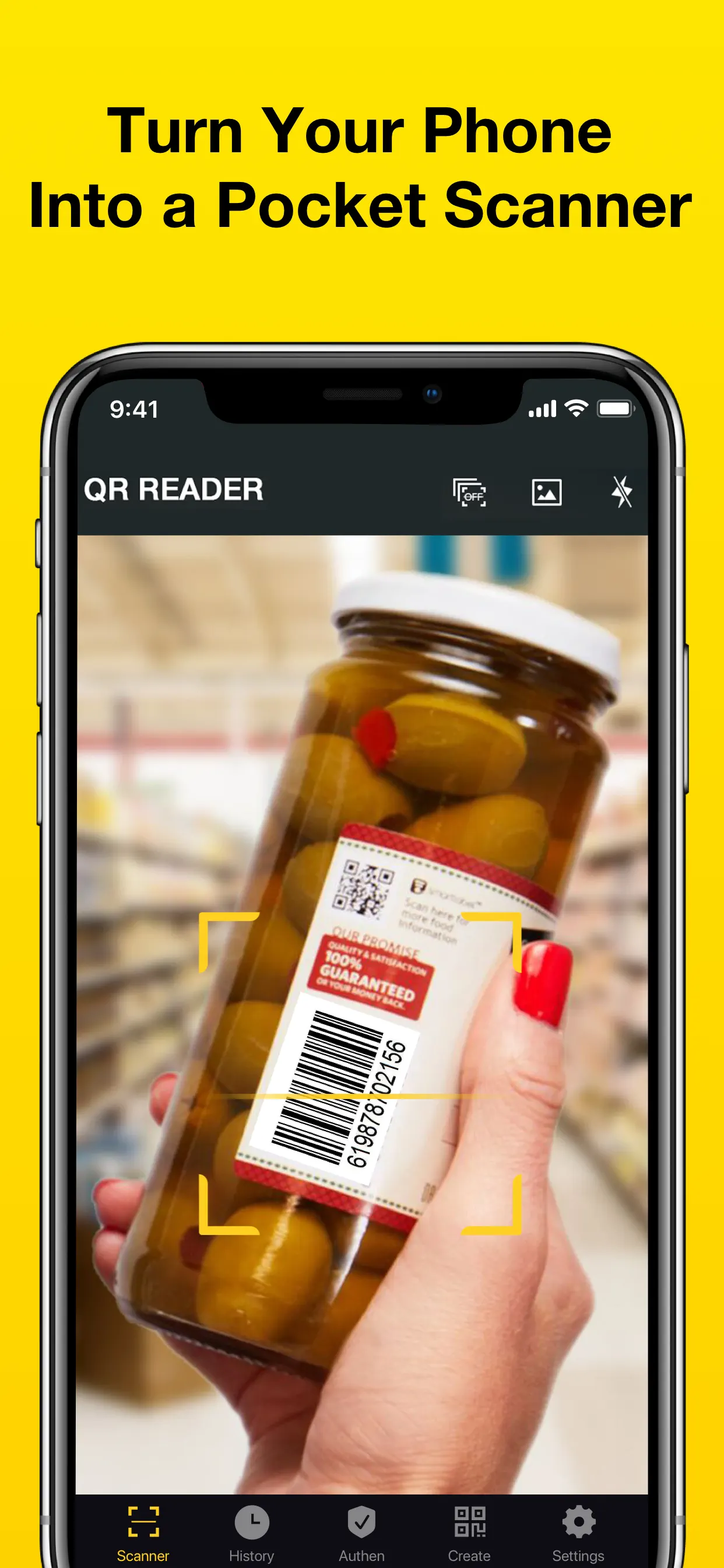 QR, Barcode Scanner for iPhone App Store screenshot 2