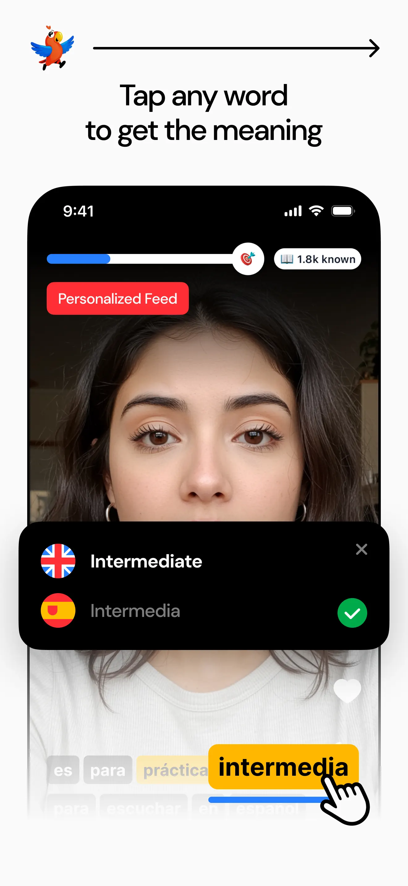 Parrot – Learn Spanish App Store screenshot 2