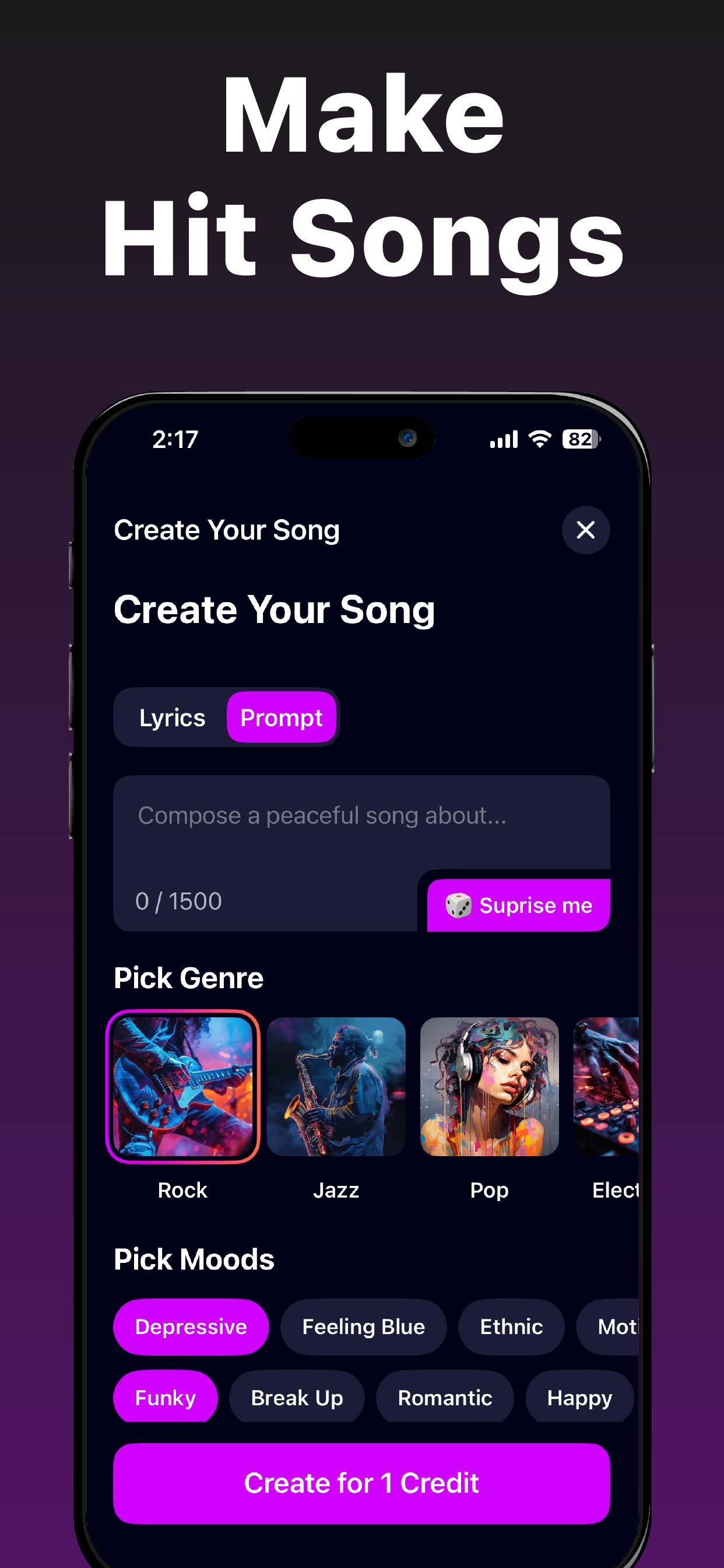 Banger: AI Music Generator App Store screenshot 4