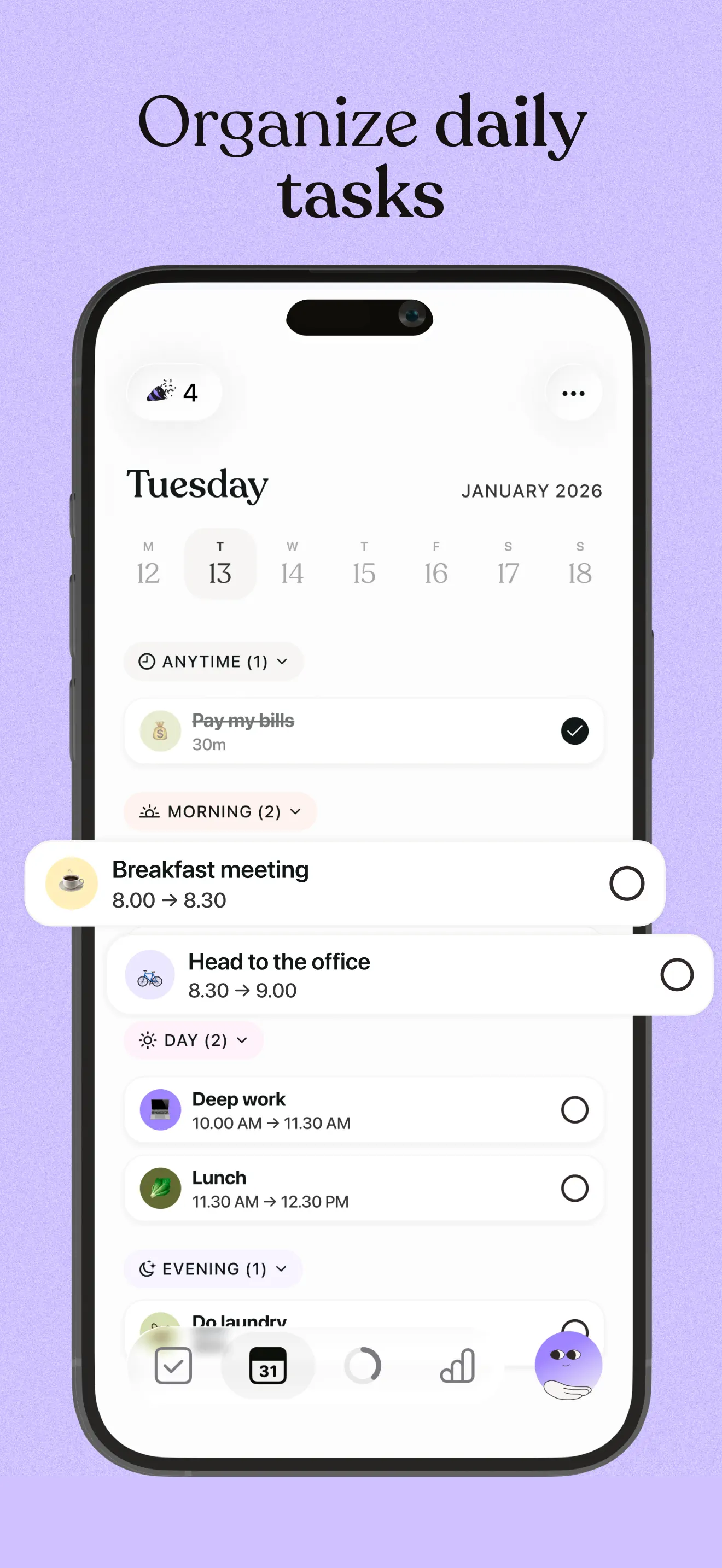 Tiimo: To Do List & AI Planner App Store screenshot 4