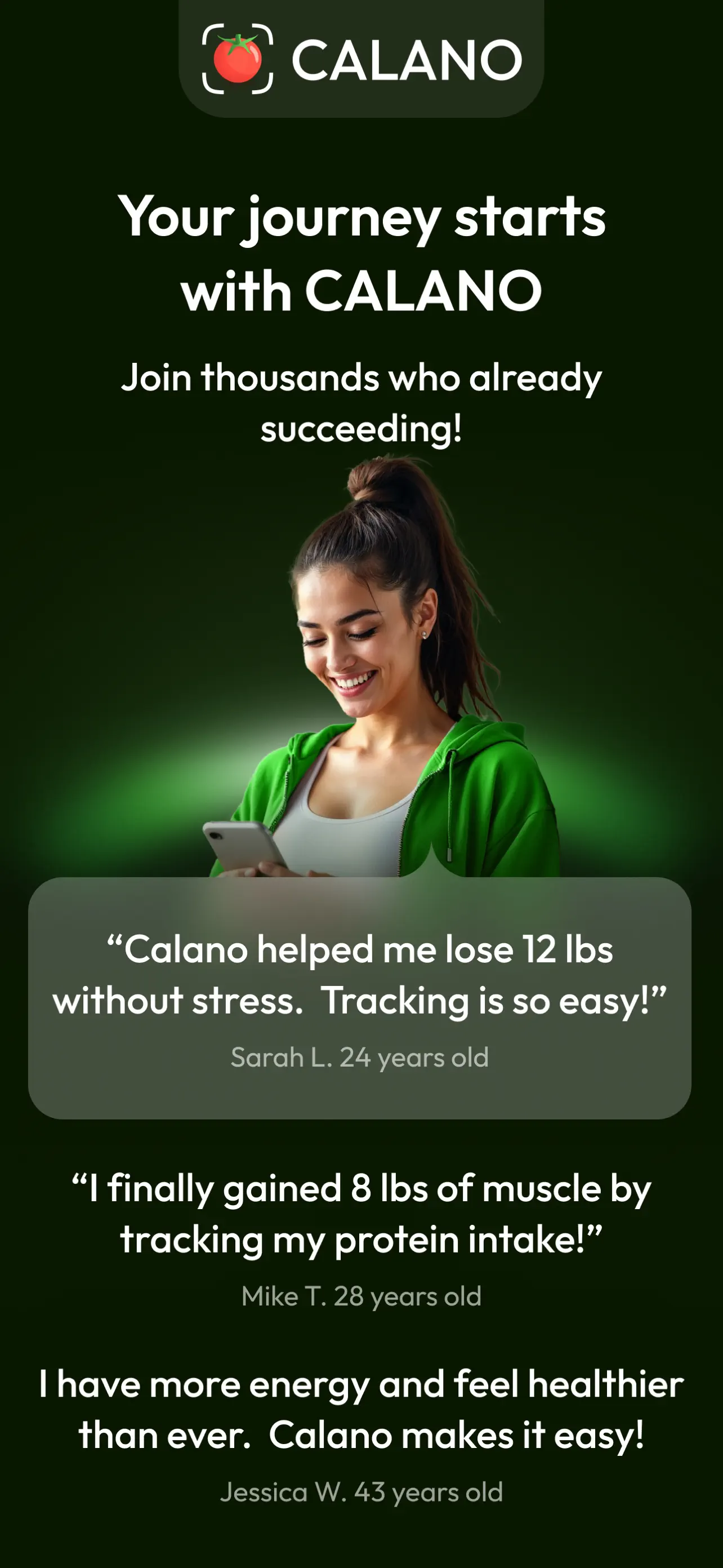 CALANO — Calorie Tracker App Store screenshot 4
