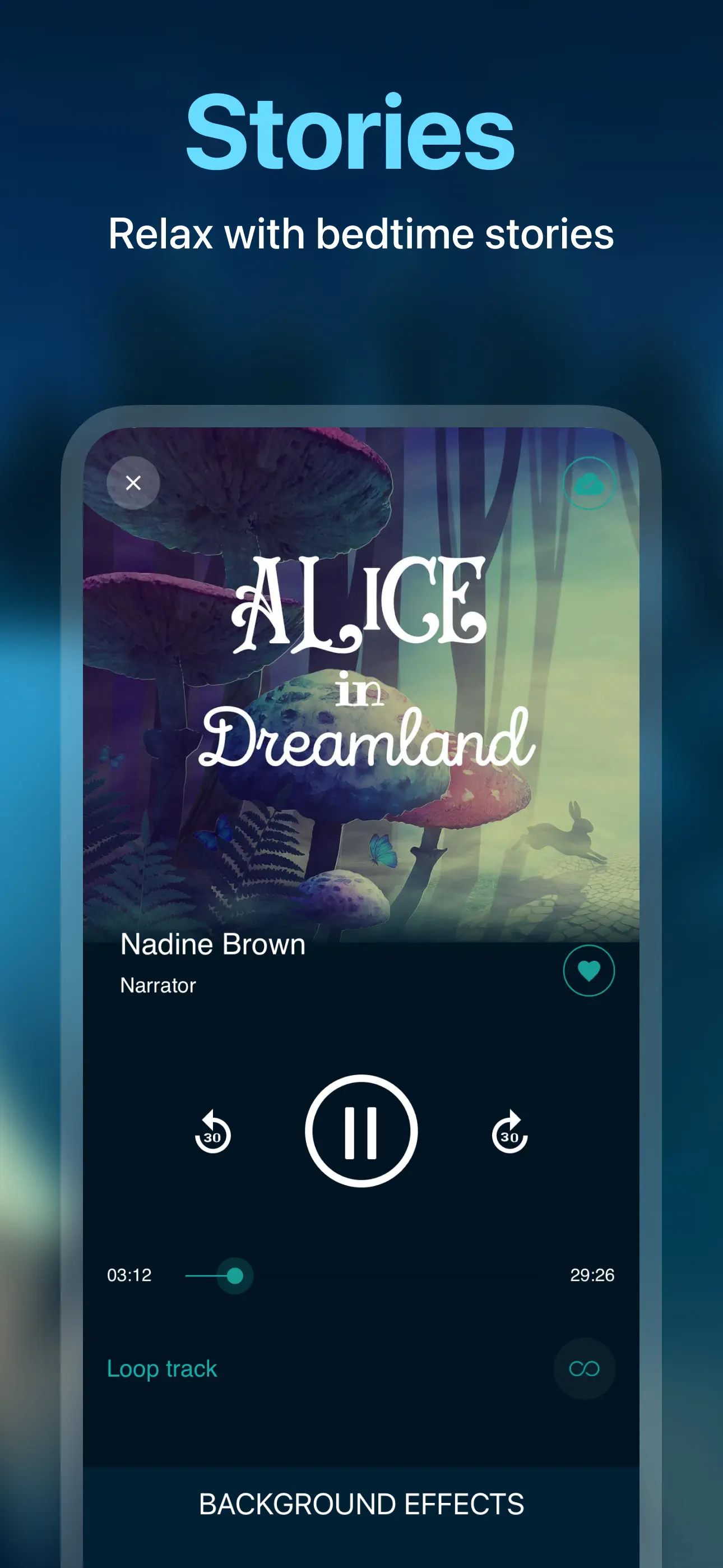 Slumber－Calm Stories for Sleep App Store screenshot 1