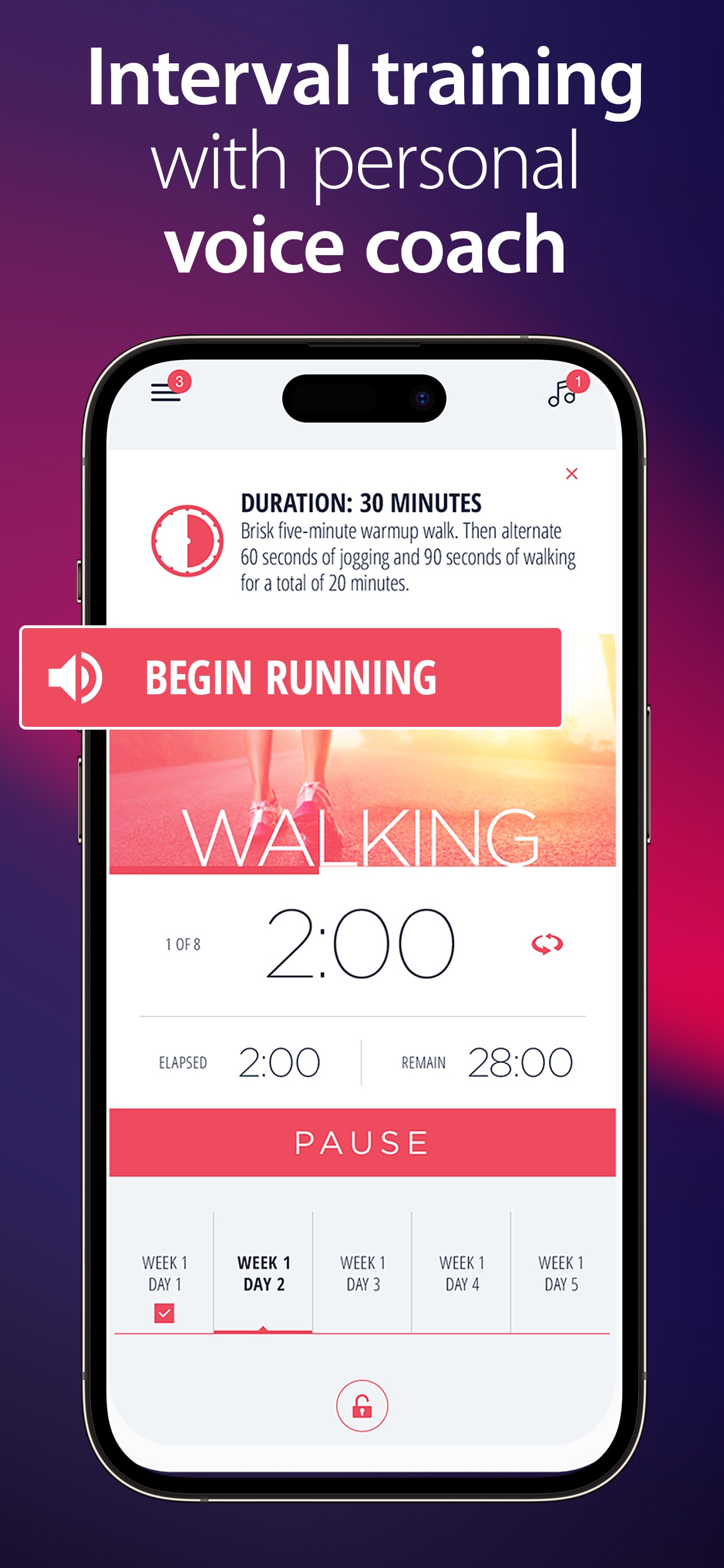 C25K® 5K Running Coach & Map App Store screenshot 2