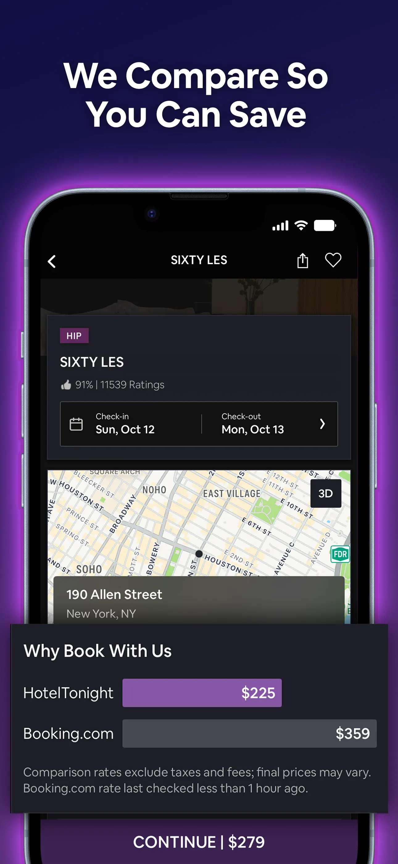 HotelTonight: Hotel Booking App Store screenshot 3