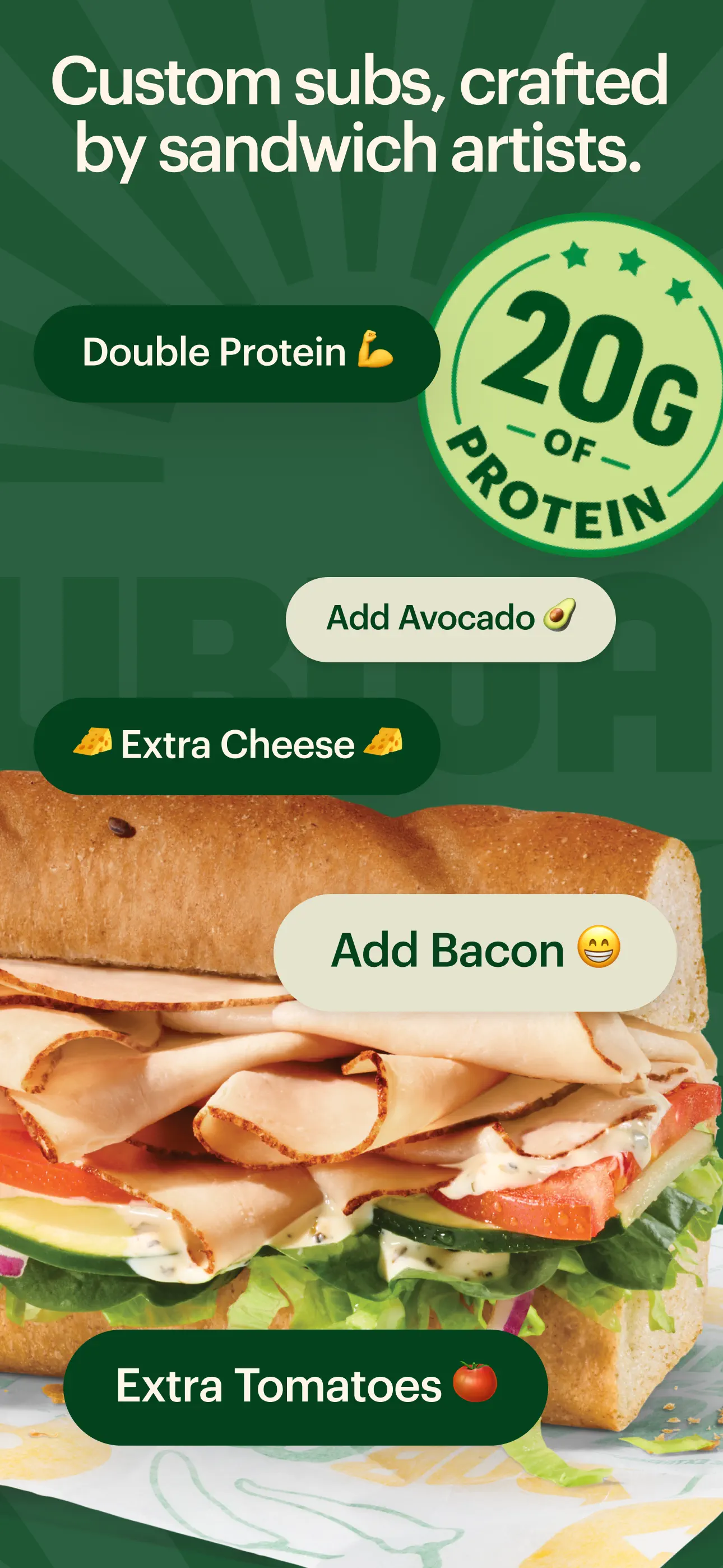 Subway® App Store screenshot 3