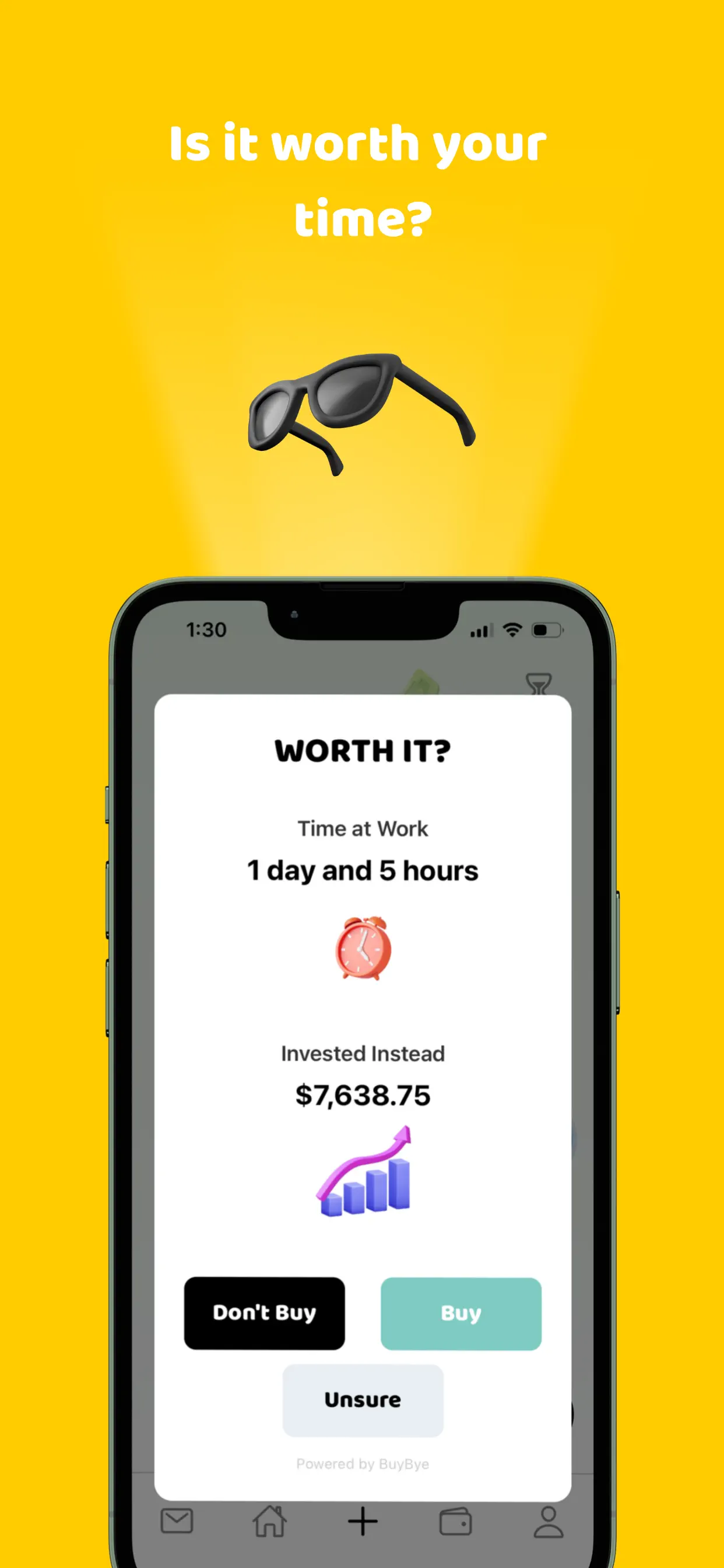 BuyBye - Budget Planner App Store screenshot 1