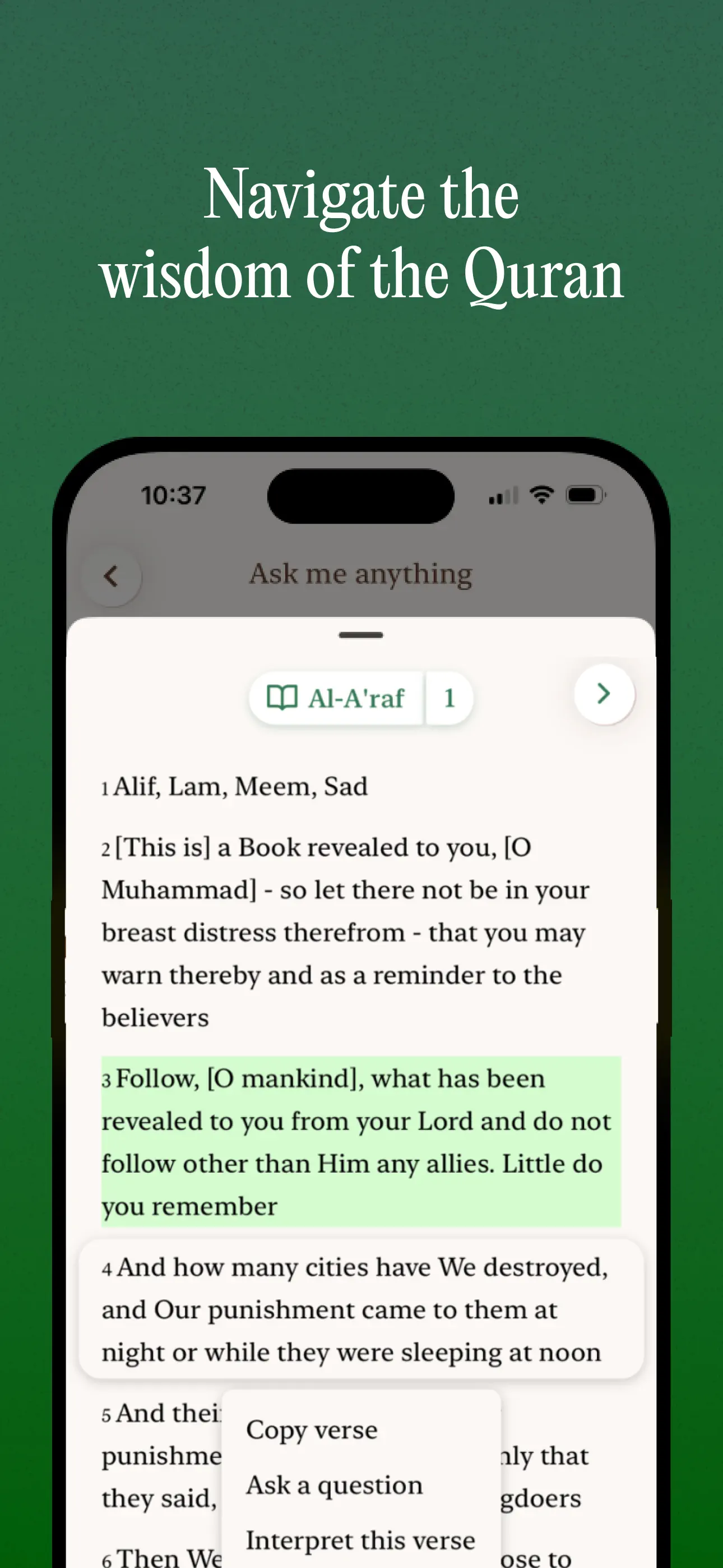 Deen Buddy - Quran Chat App Store screenshot 3