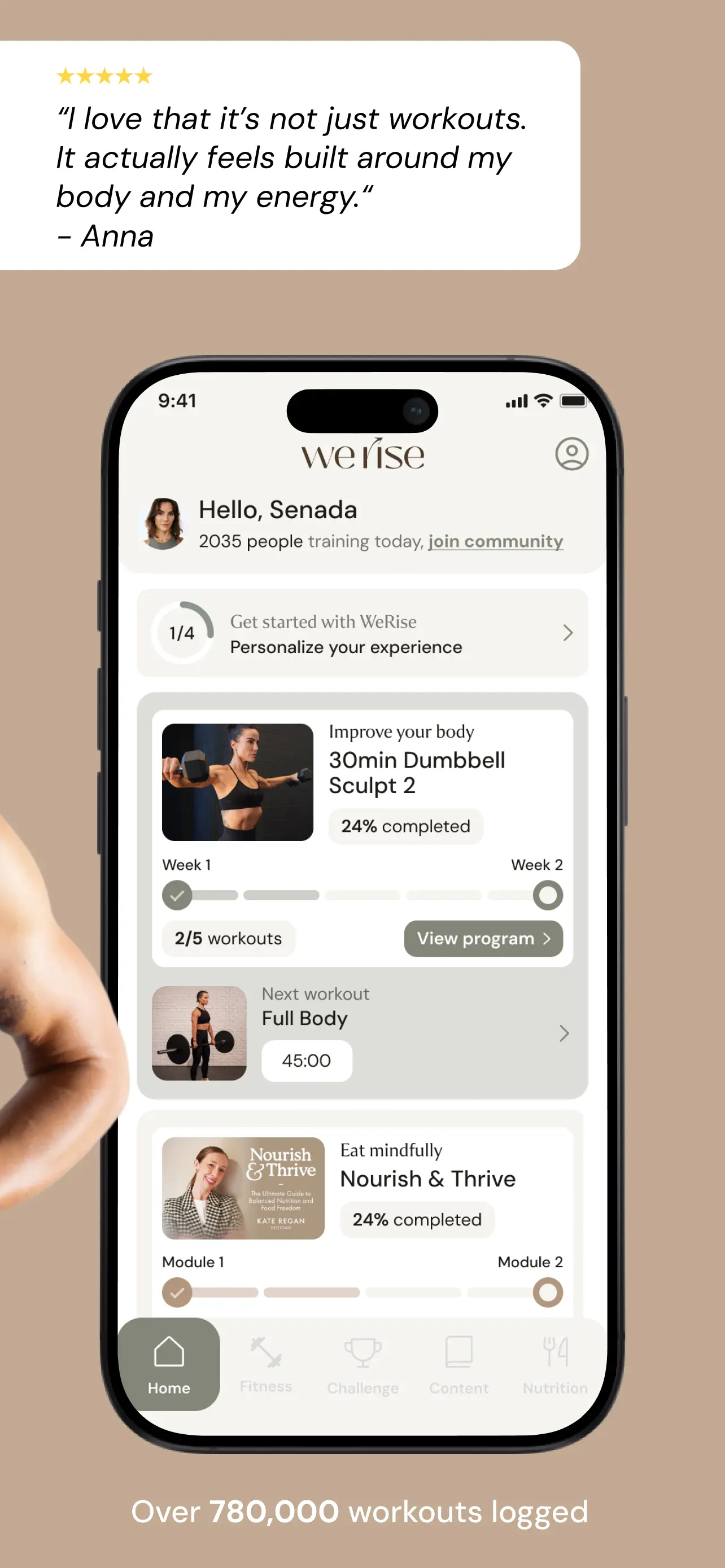 WeRise App App Store screenshot 2