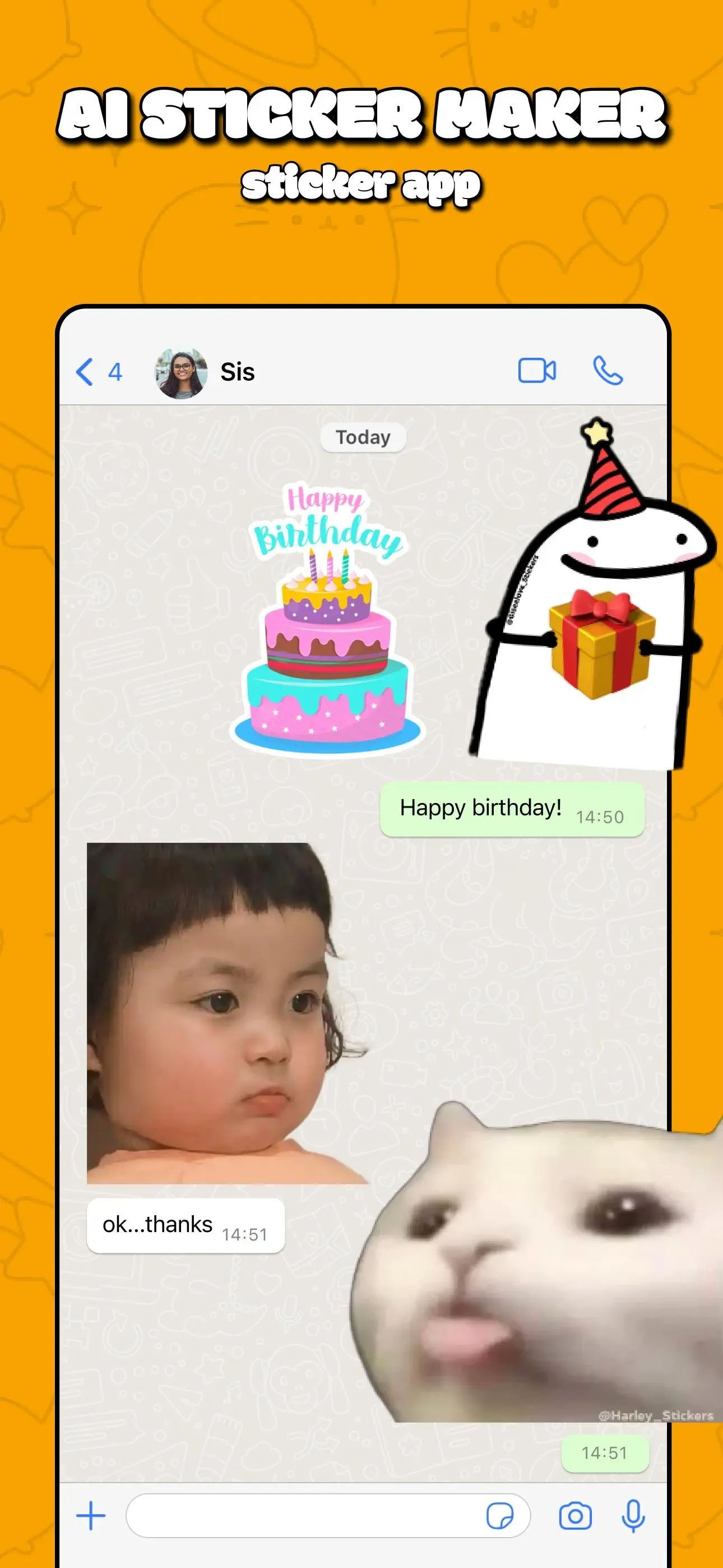 AI Sticker Maker - Funny Memes App Store screenshot 1