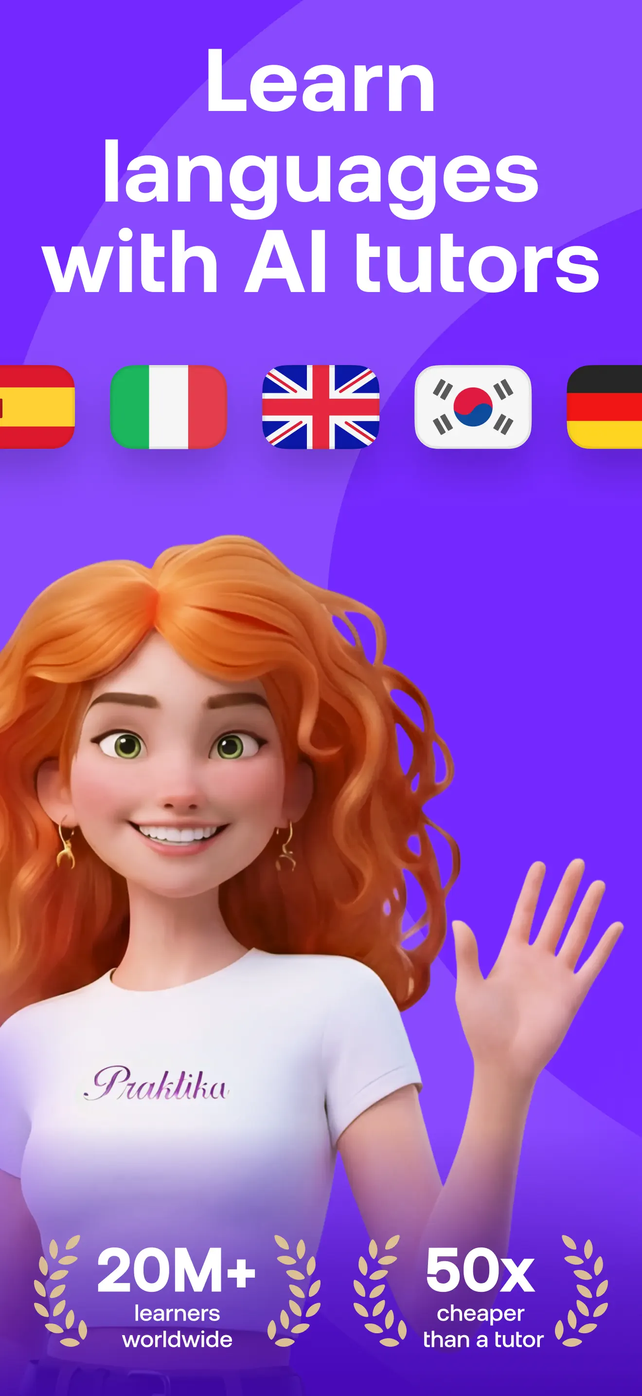 Praktika – AI Language Tutor App Store screenshot 1
