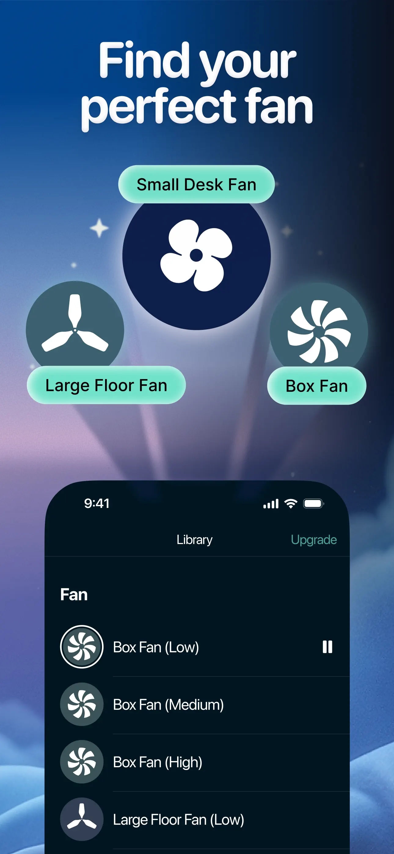Bedtime Fan: White Noise Baby App Store screenshot 4