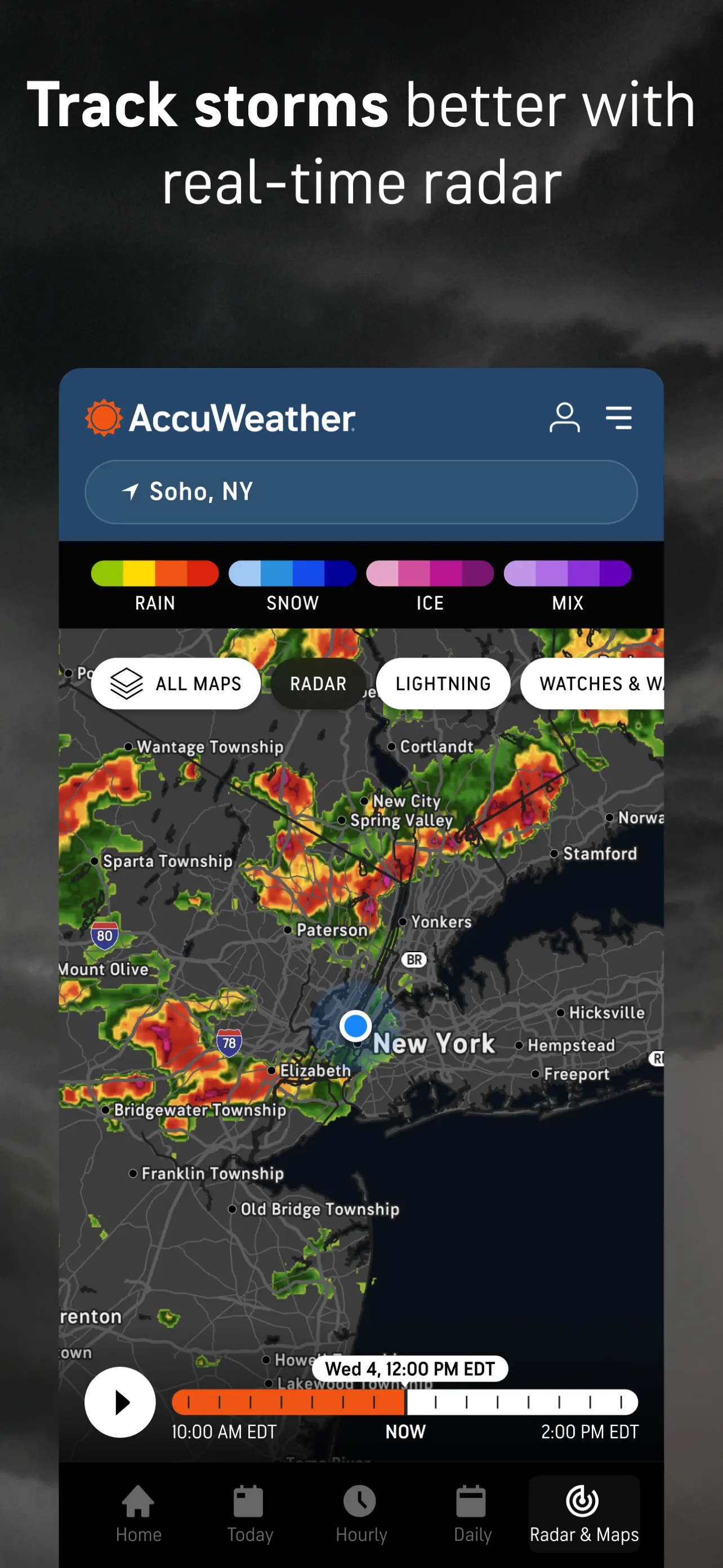 AccuWeather: Weather Forecast App Store screenshot 2