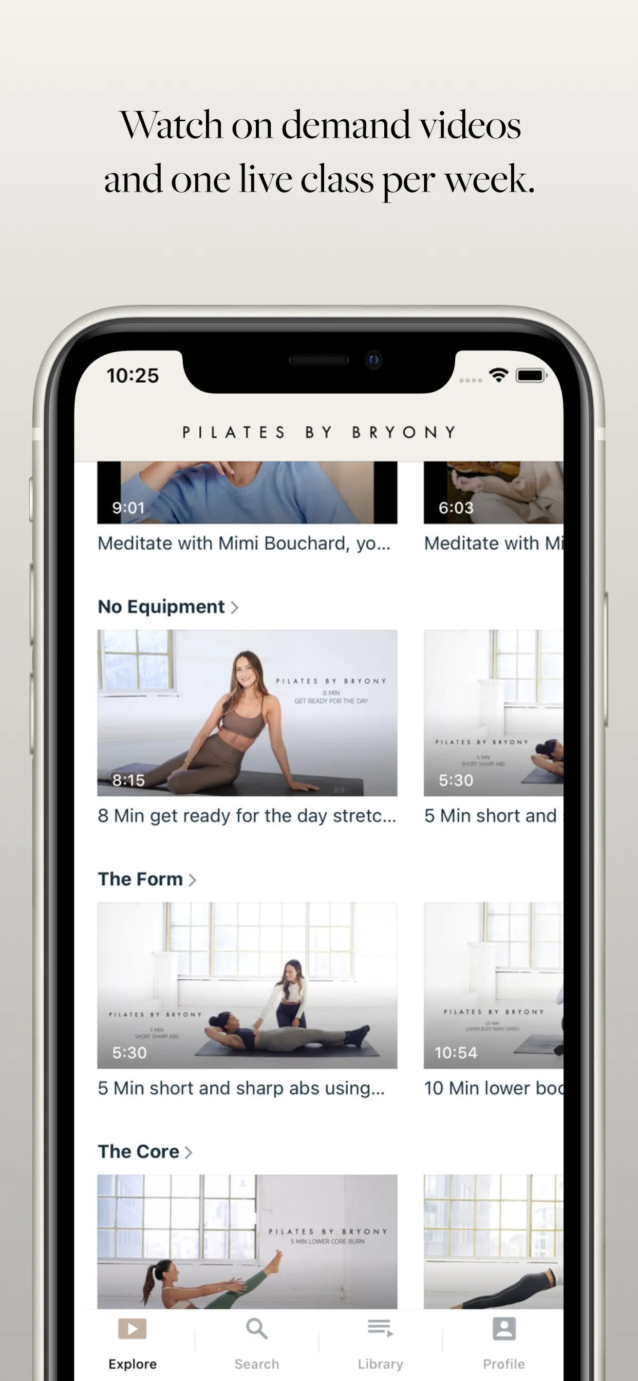 Pilates By Bryony App Store screenshot 3